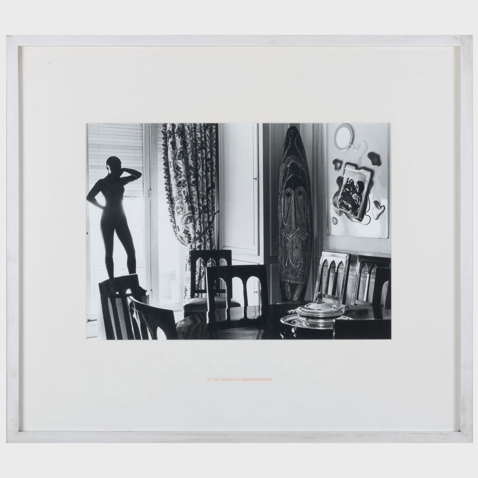 Louise Lawler (b. 1947): In the 16th Arronsidement: Louise Lawler (b. 1947): In the 16th Arronsidement Bromoil gelatin silver print, 1986-88, signed, numbered 3/5 and with the artist's inkstamp on the reverse. 15 1/4 x 21 3/4 in. (sight), 29 x 33 in. (