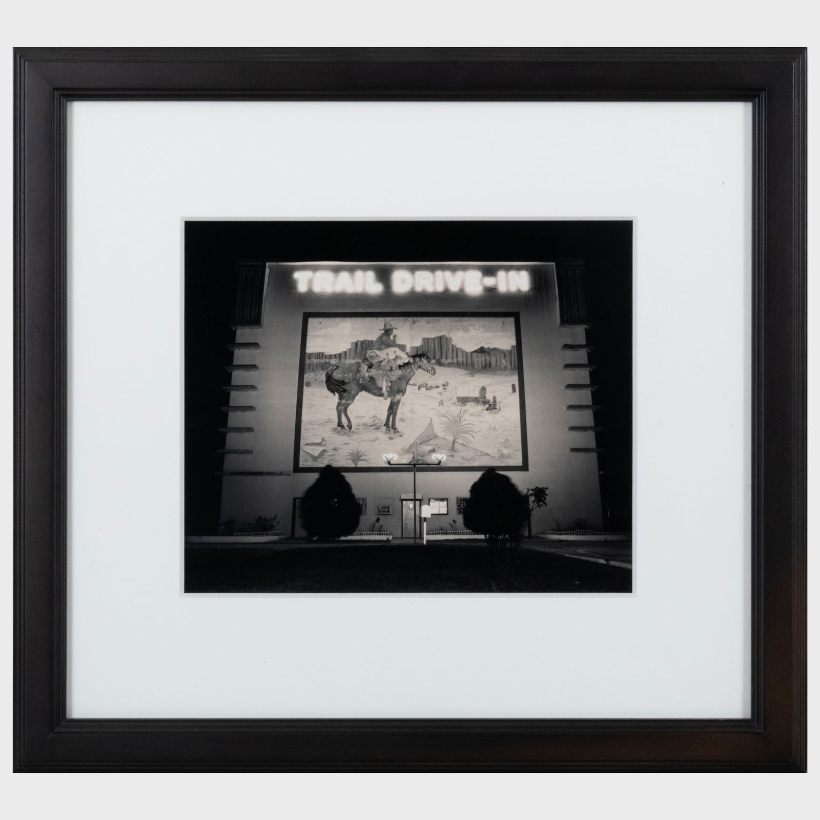 Steve Fitch (b. 1949): Drive-in Theater, Highway 80, Dallas, Texas; and Drive-In Theater, San: Steve Fitch (b. 1949): Drive-in Theater, Highway 80, Dallas, Texas; and Drive-In Theater, San Antonio, Texas Two gelatin silver prints, 1973/1995 and 1973/1997, both signed, titled, dated and numbered