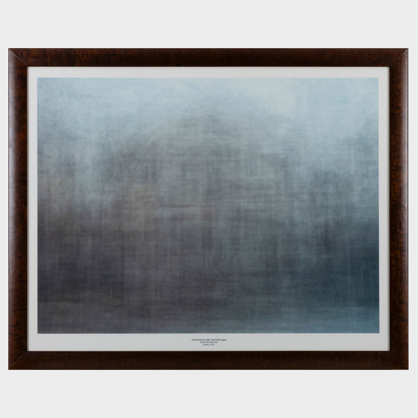 Jason Salavon (b. 1970): 124 Homes for Sale, The 5 Boroughs: Jason Salavon (b. 1970): 124 Homes for Sale, The 5 Boroughs Digital C-print, 2001, signed, titled, dated and numbered 3/5 on the reverse. 30 in. x 38 in. (sheet), 33 1/2 x 41 1/2 in. (frame).