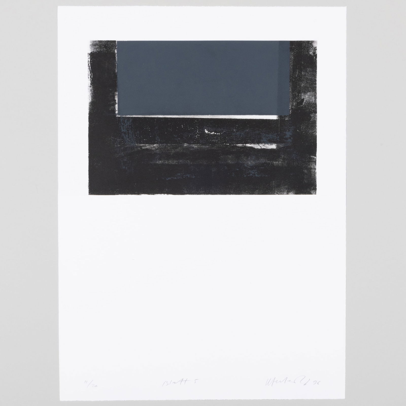 Helmut Federle (b. 1944): Ode an Das Flustern (1 of 13)