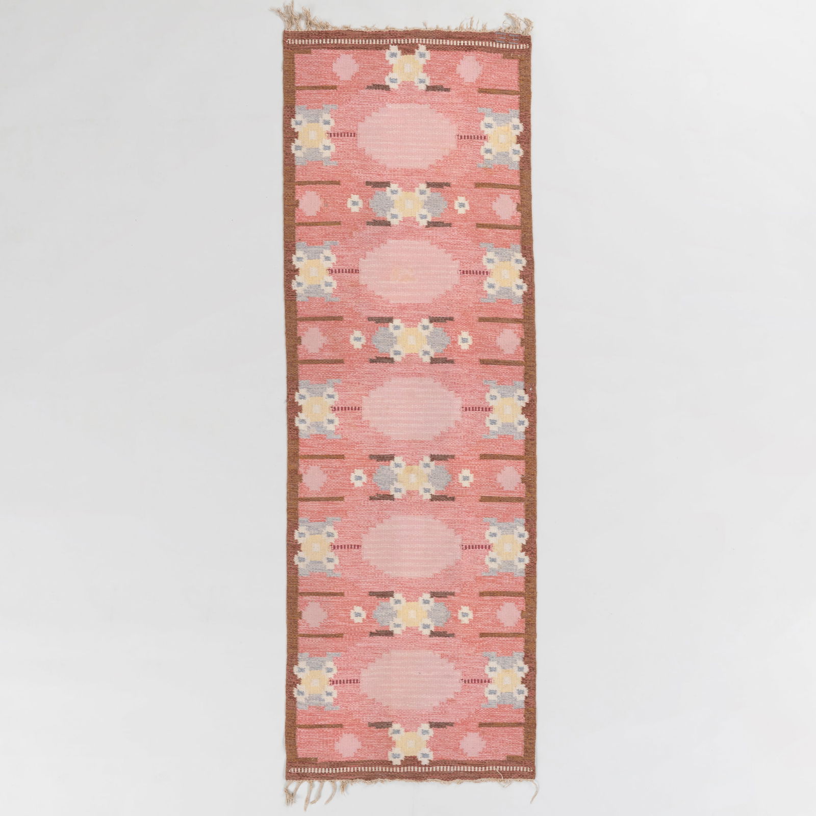 Swedish Flatweave Runner, Monogrammed G.G. (1 of 11)