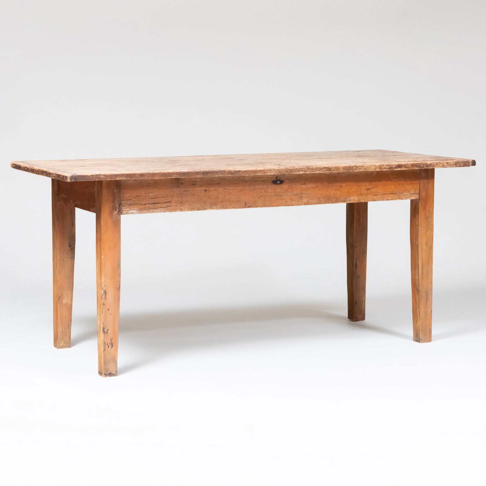 Continental Provincial Fruitwood and Pine Farmhouse Table (1 of 9)