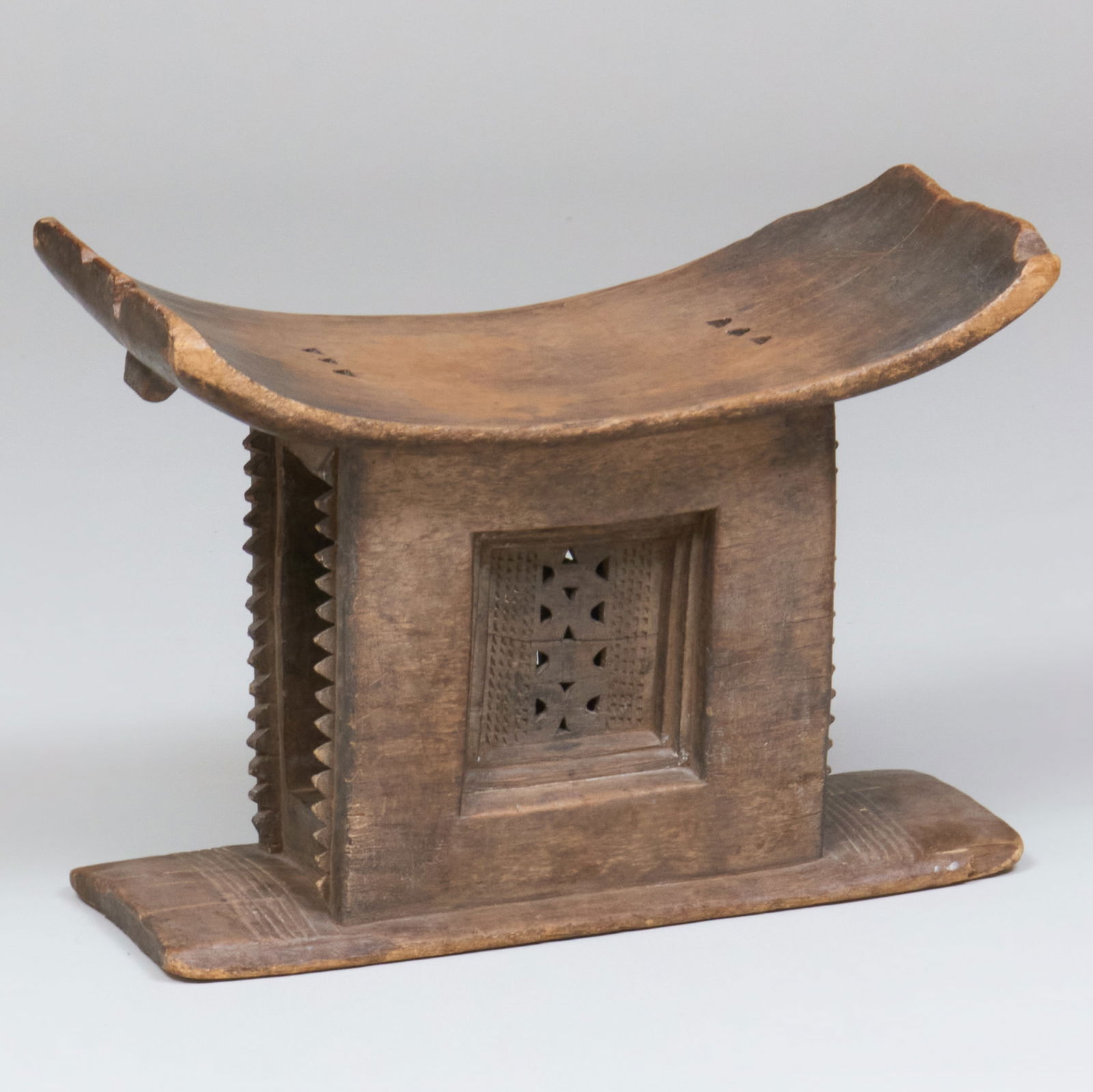 African Carved Wood Stool, Ashanti (1 of 11)