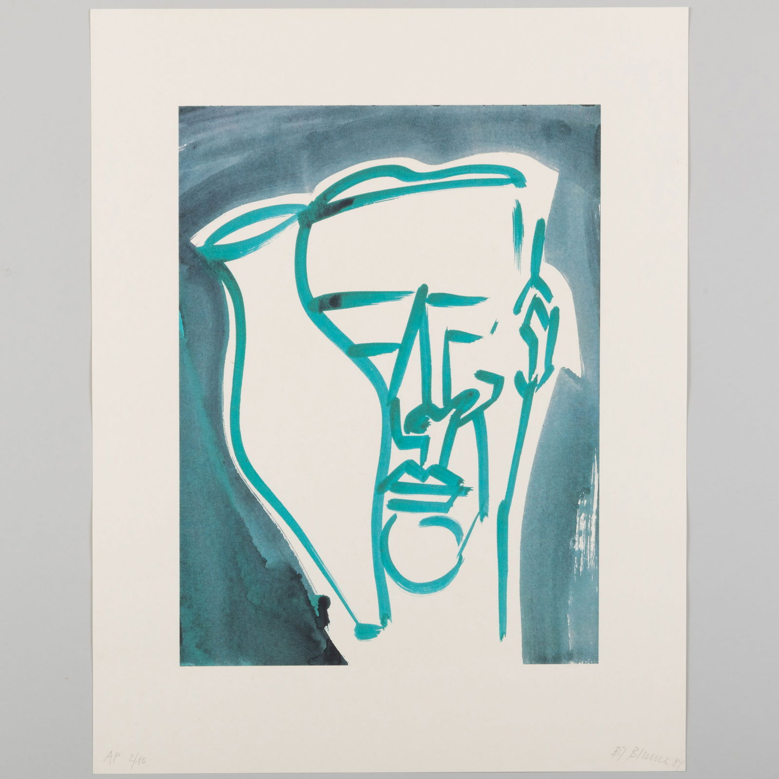 Bernhard Blume (1937-2011): Untitled: Group of Six (1 of 20)