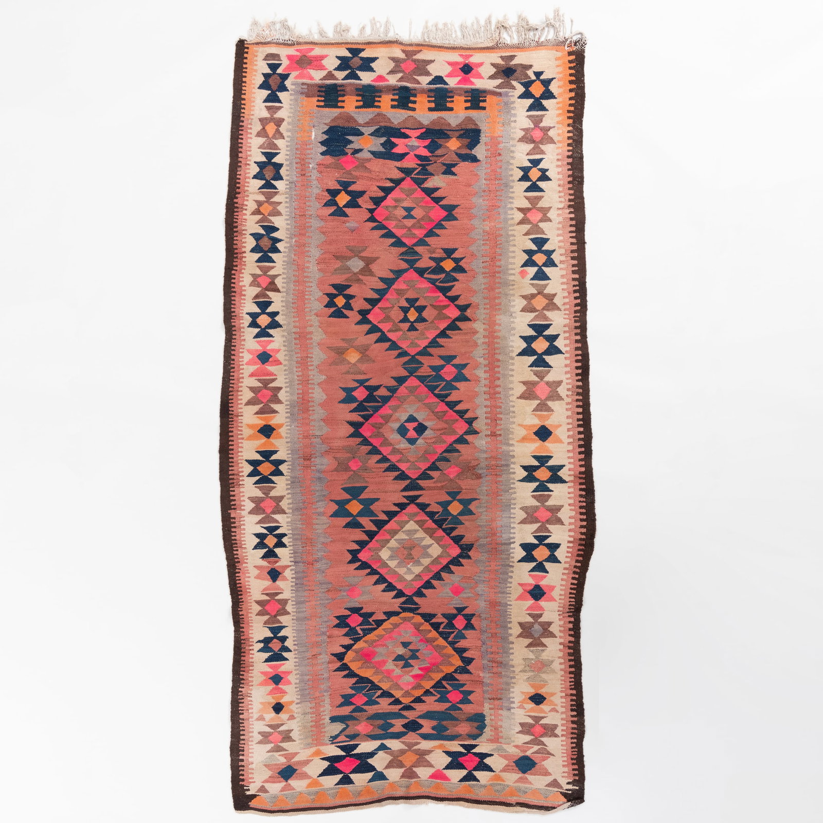 Turkish Kilim, Modern: Turkish Kilim, Modern 10 ft. 8 in. x 5 ft. The Collection of Gordon and Zanne Stewart.