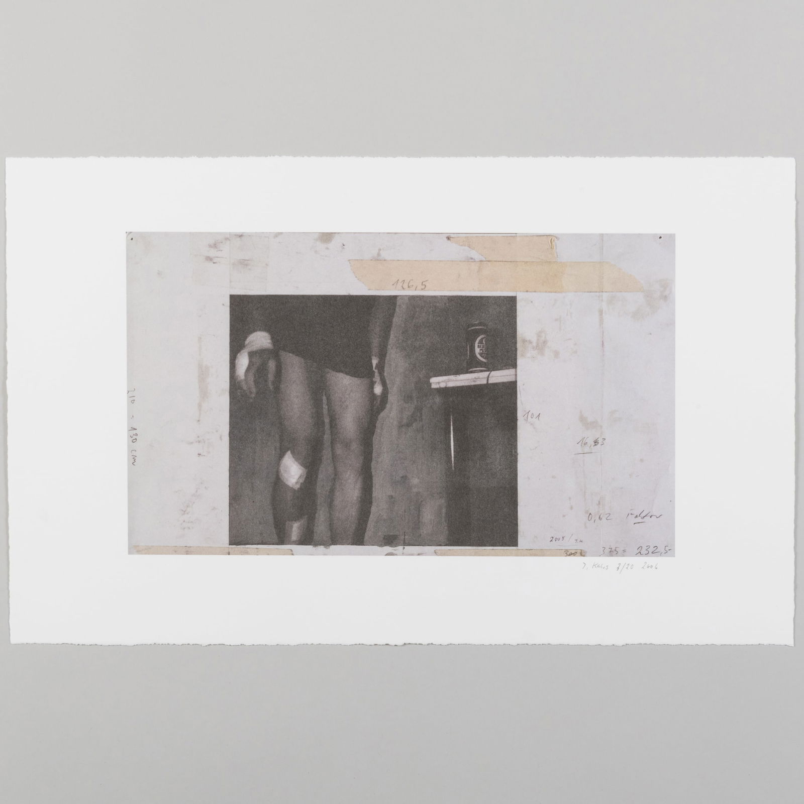 Johannes Kahrs (b. 1965): Study (Therapy in the Kitchen): Johannes Kahrs (b. 1965): Study (Therapy in the Kitchen) Offset lithograph in black on wove paper, 2006, signed and dated in pencil, numbered 3/20. 12 1/2 x 20 3/4 in. (sheet), unframed.