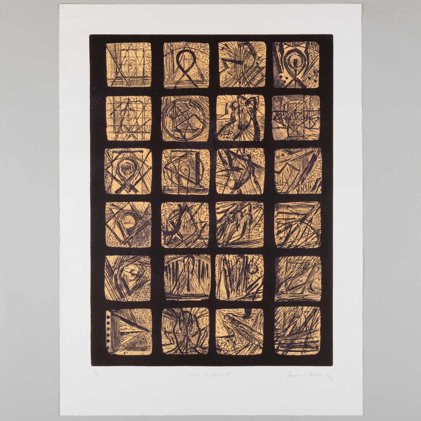 Gaspare Melcher (b. 1945): Kleine Kupferschuld (1 of 5)