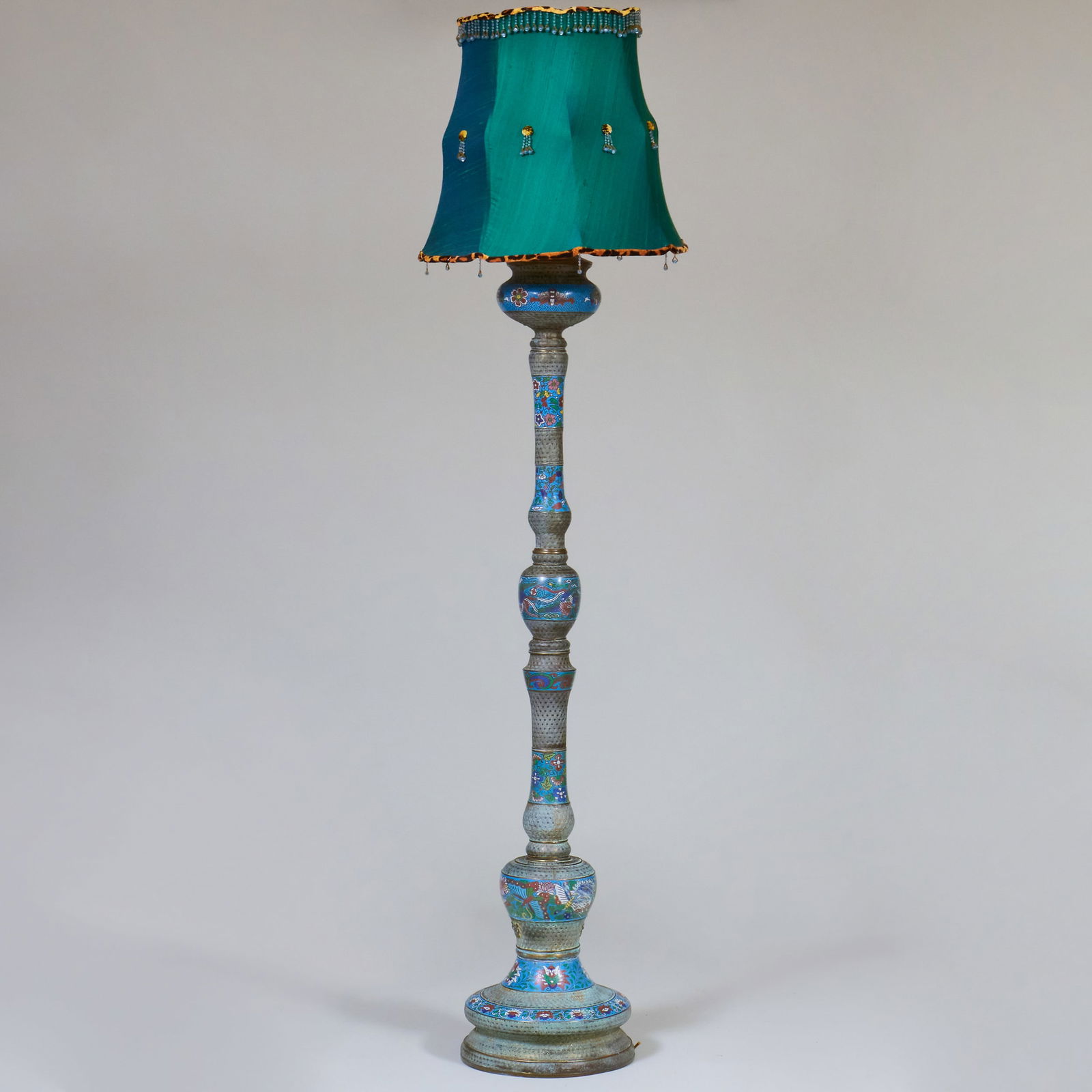 Chinese Cloisonne Floor Lamp (1 of 8)