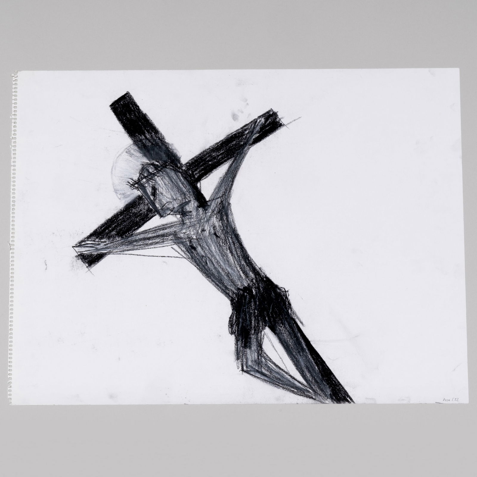 Roman Soukup (b. 1955): Frankfurt; and Rosa: Roman Soukup (b. 1955): Frankfurt; and Rosa Two pencil on paper, 1982, unsigned, both titled and dated lower right. Both 16 1/2 x 22 in. (sheet), unframed. The Collection of Donald Baechler.