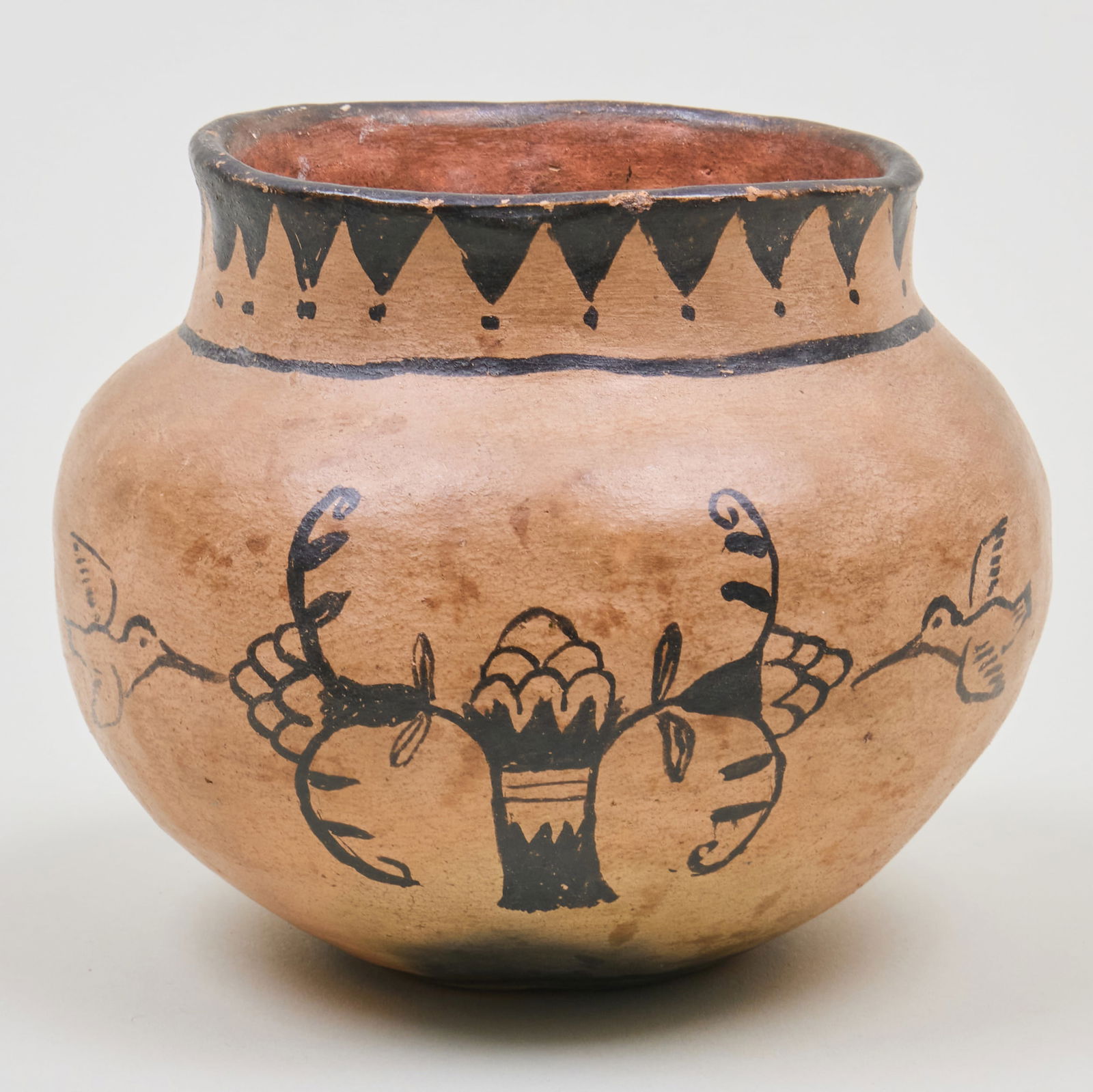 Small Cochiti Olla with Hummingbird Decoration (1 of 12)