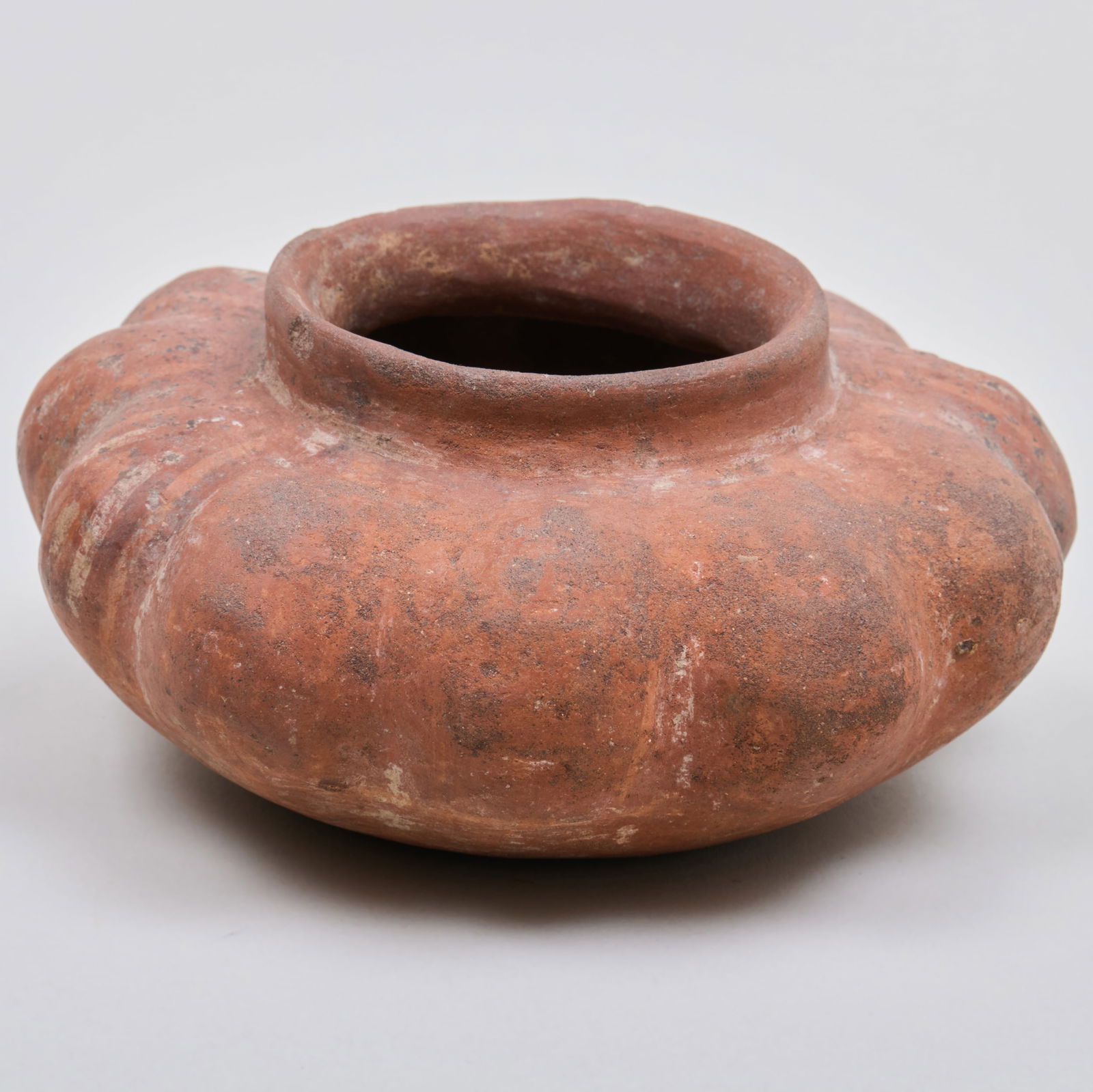 Small Pueblo Lobed Pottery Olla (1 of 7)