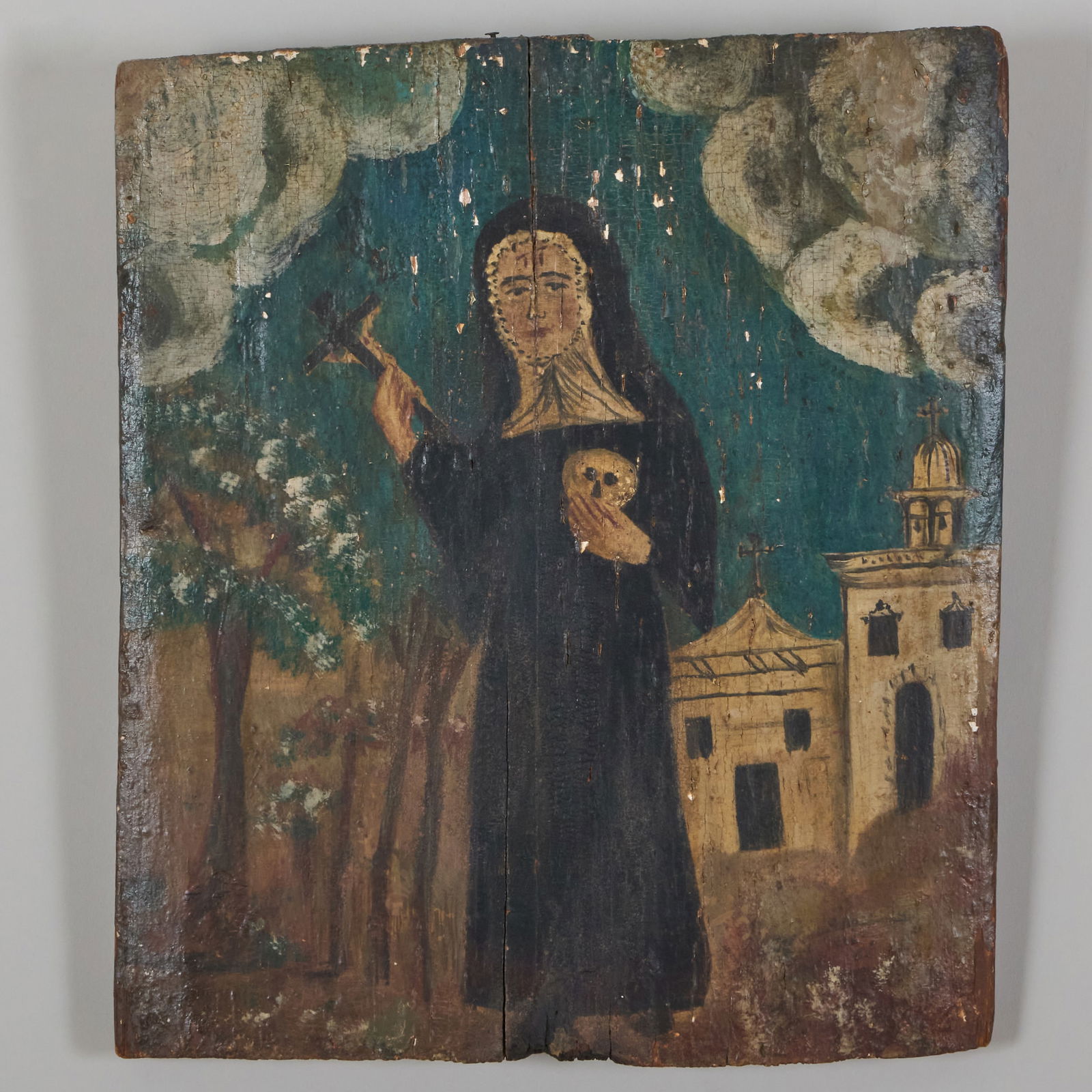 New Mexico Retablo of Saint Rita of Cascia (1 of 4)