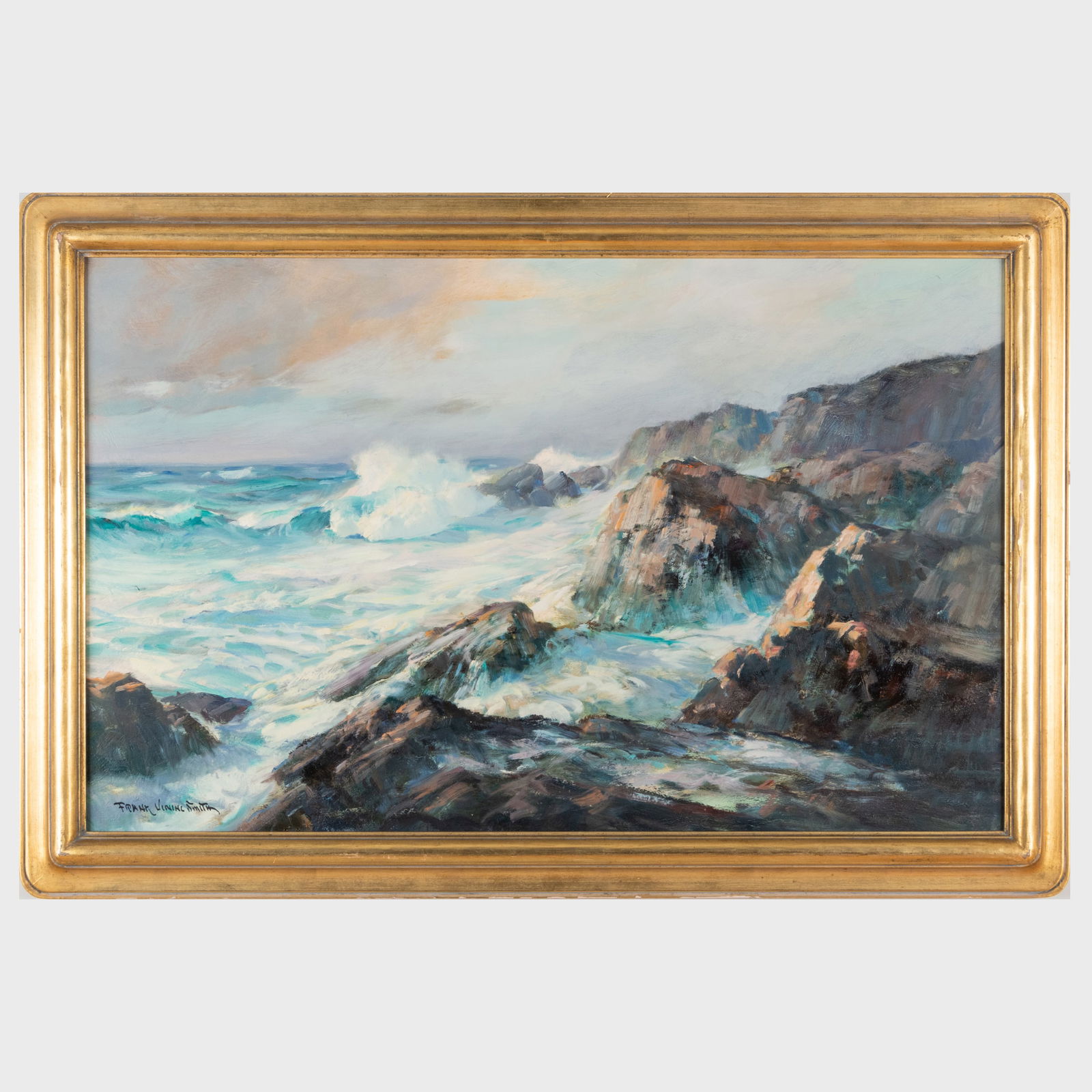 Frank Vining Smith (1879-1967): Evening Surf, Coast of Maine (1 of 3)