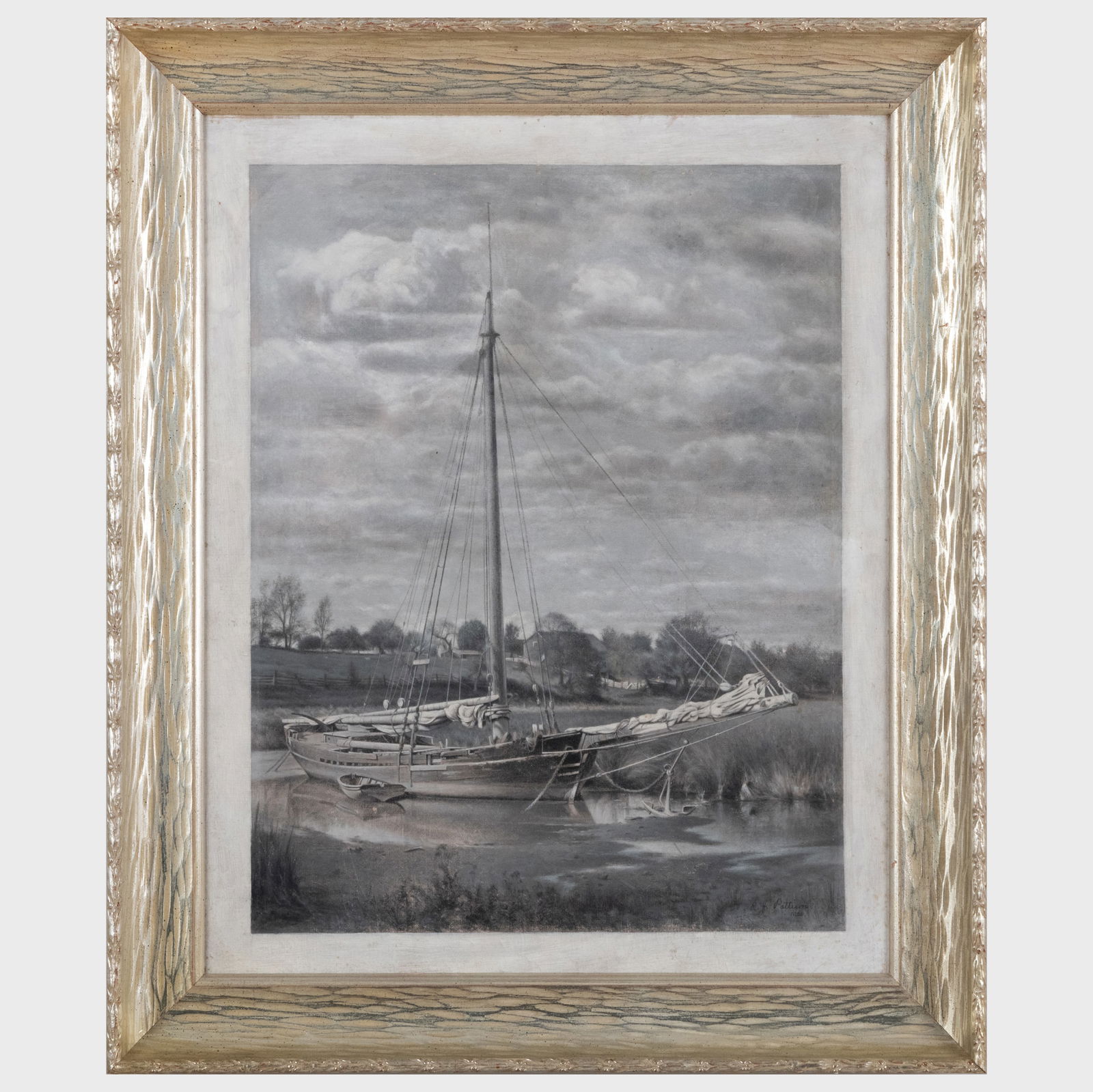 Robert J. Pattison (1838-1903): Hudson River Sloop (1 of 4)