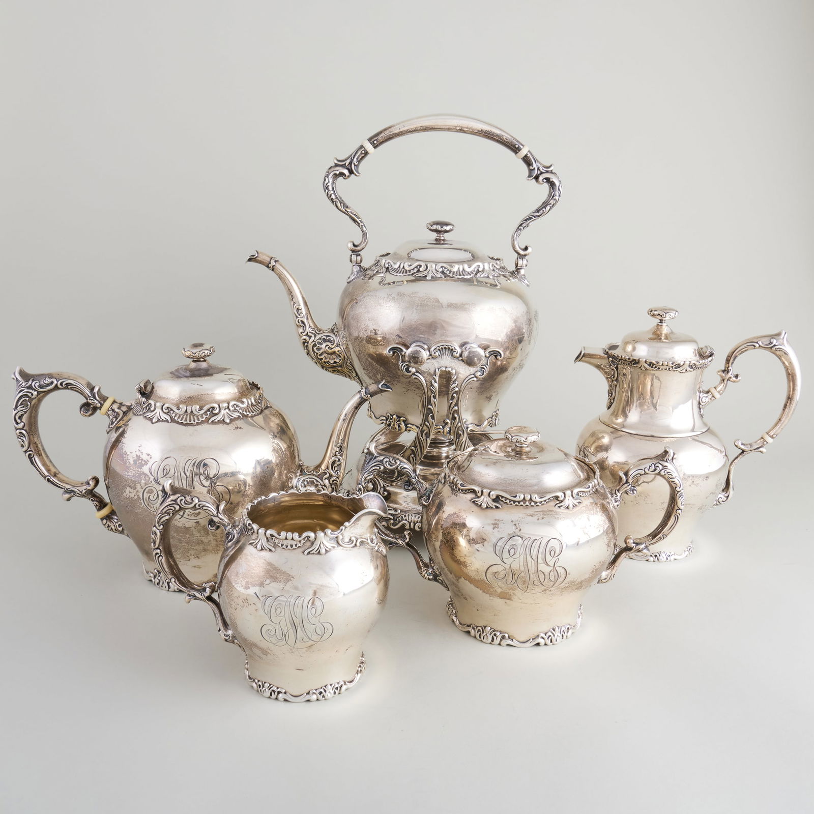 Black, Starr & Frost Silver Five-Piece Coffee and Tea Service (1 of 20)