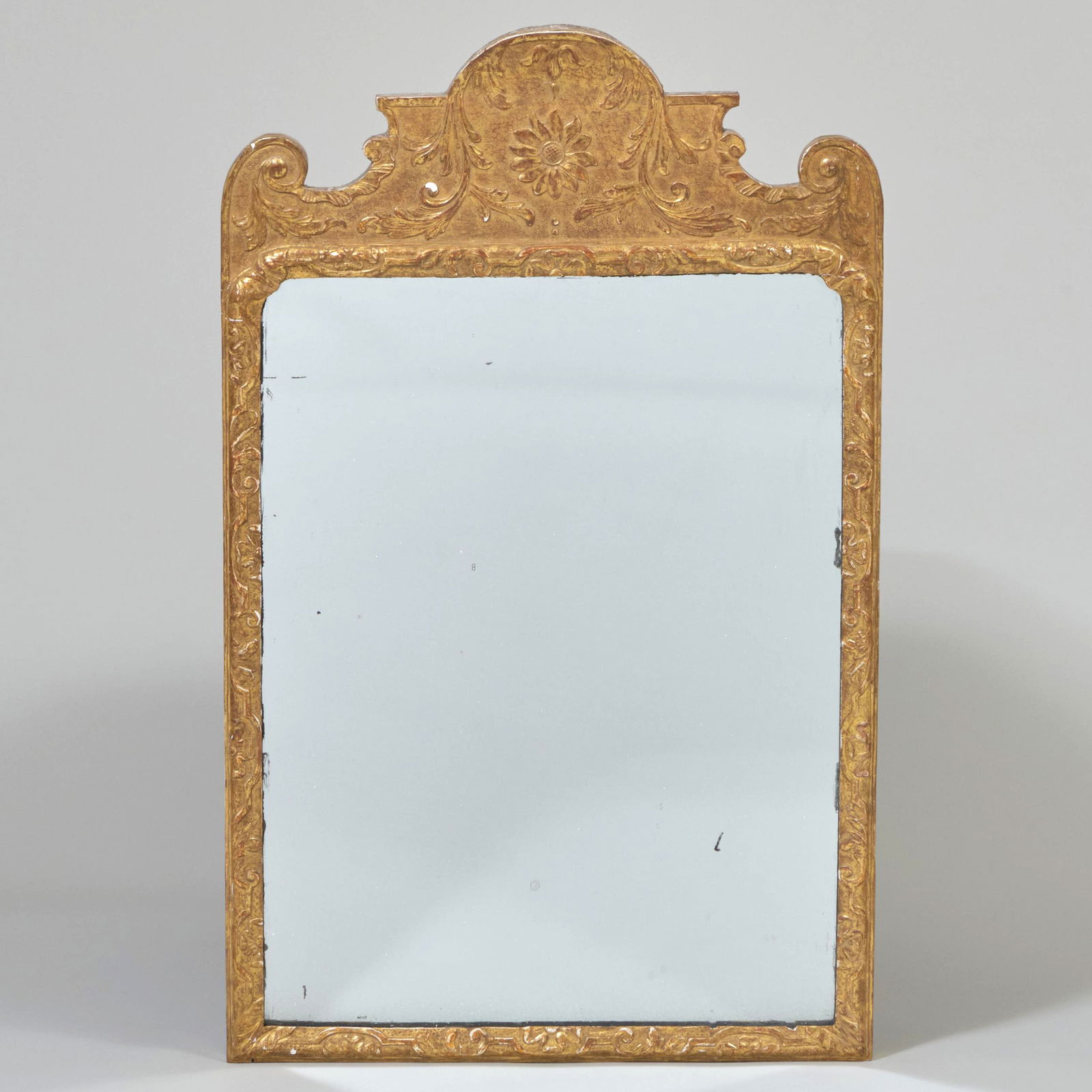 Queen Anne Style Giltwood Mirror (1 of 4)