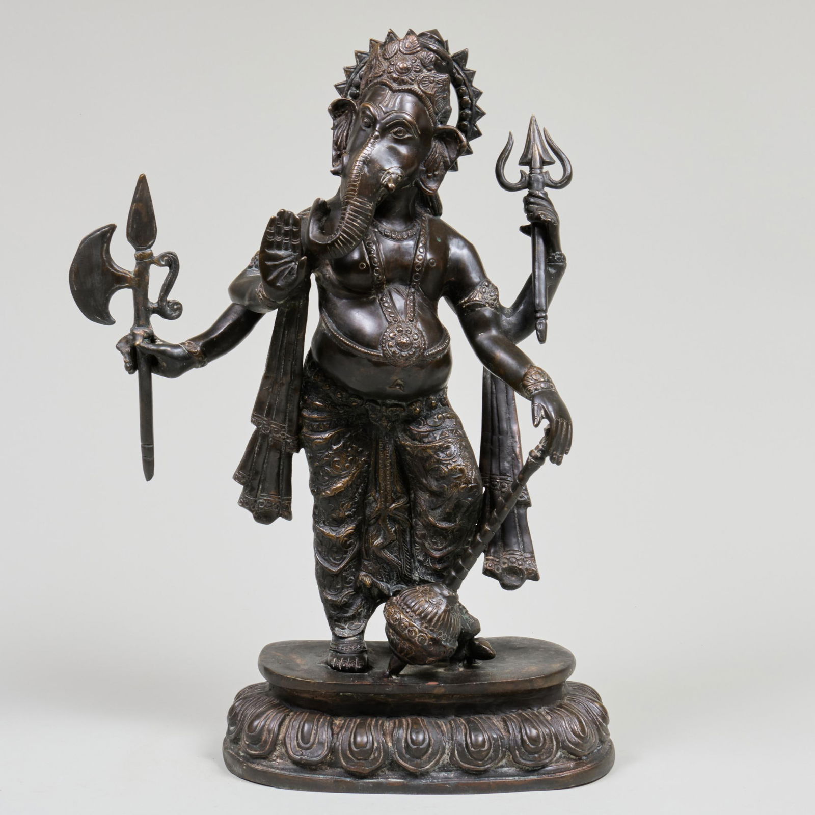 Indian Bronze Figure of Ganesh (1 of 10)