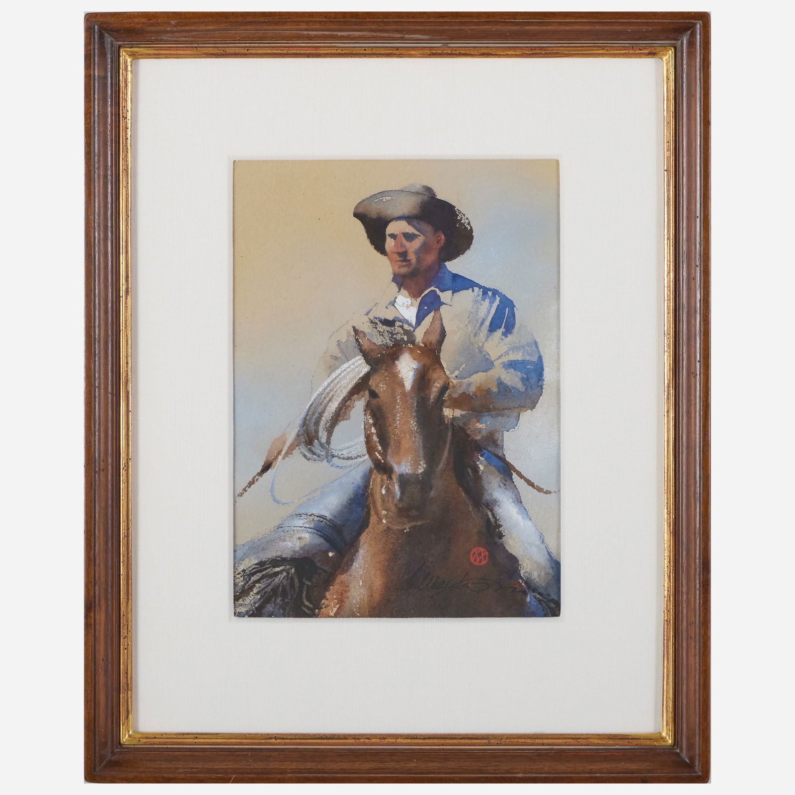 William Matthews (b. 1949): On Horseback (1 of 3)