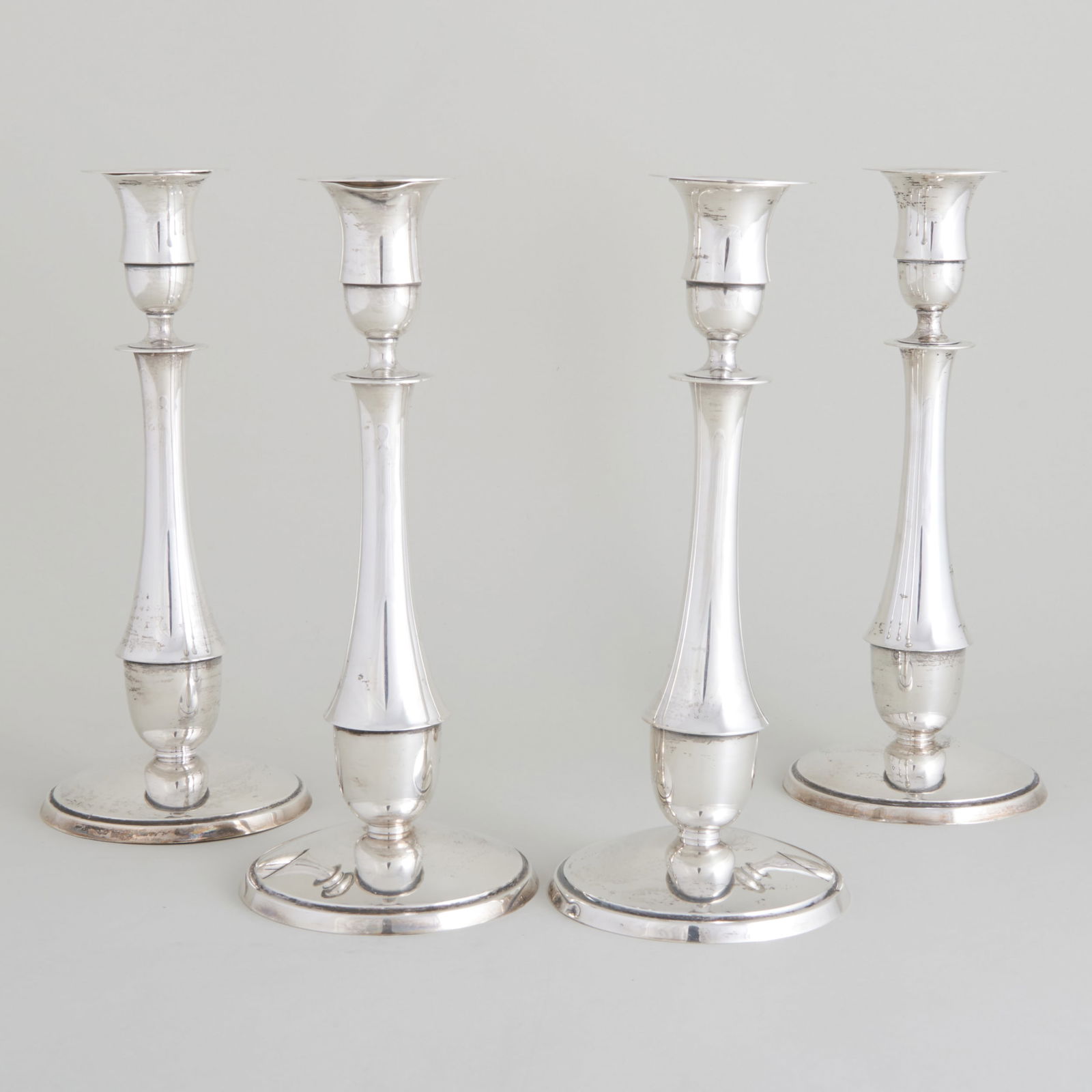 Set of Four Reed & Barton Silver Candlesticks (1 of 15)