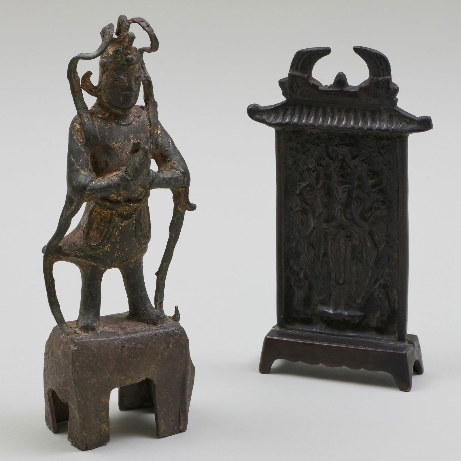 Two Chinese Bronze Figures (1 of 11)