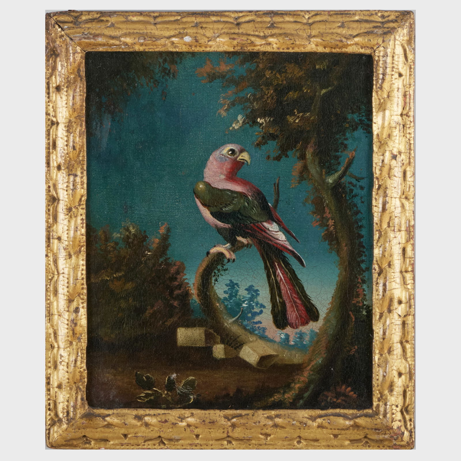 European School: Ouiseau sur fond de paysage (1 of 2)