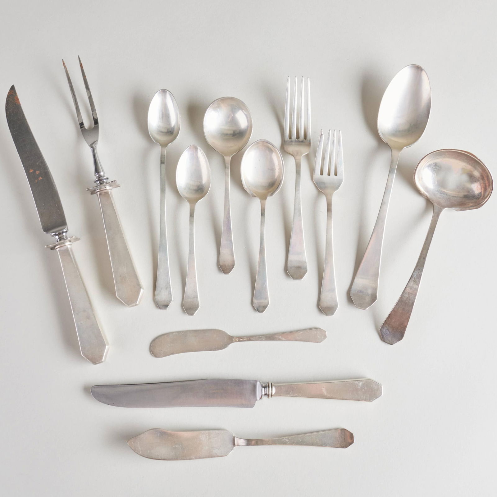 Frank W. Smith Silver Flatware Service (1 of 8)