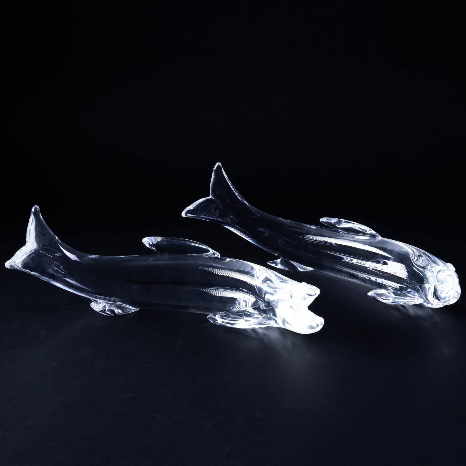 Two Steuben Glass Models of Salmon (1 of 13)