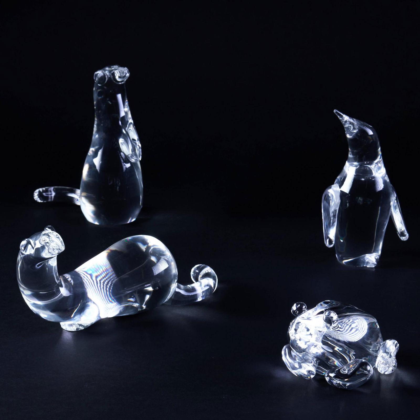 Group of Four Steuben Glass Animal Figures (1 of 19)