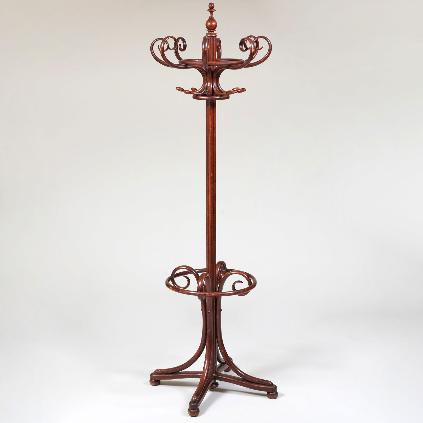 Thonet Bentwood Hat Stand, label from J & J Kohn, Vienna (1 of 11)