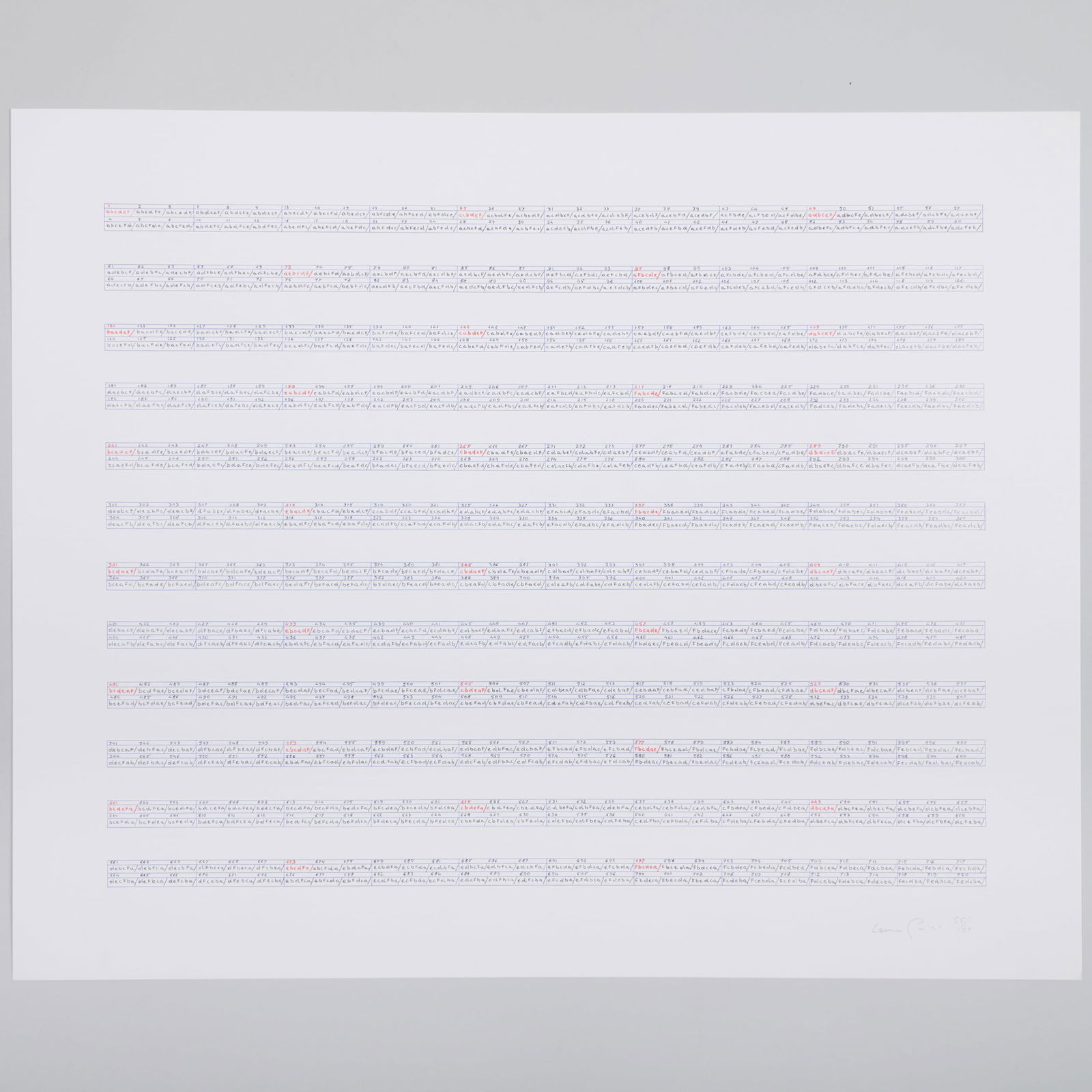 Laura Grisi (1939-2017): Stripes (1 of 11)