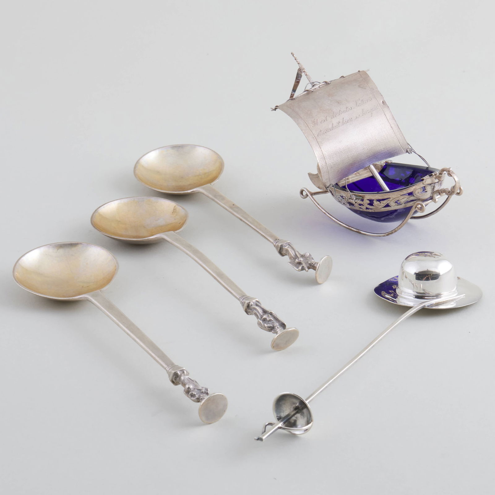 Group of Small Silver Whimsical Objects (1 of 15)