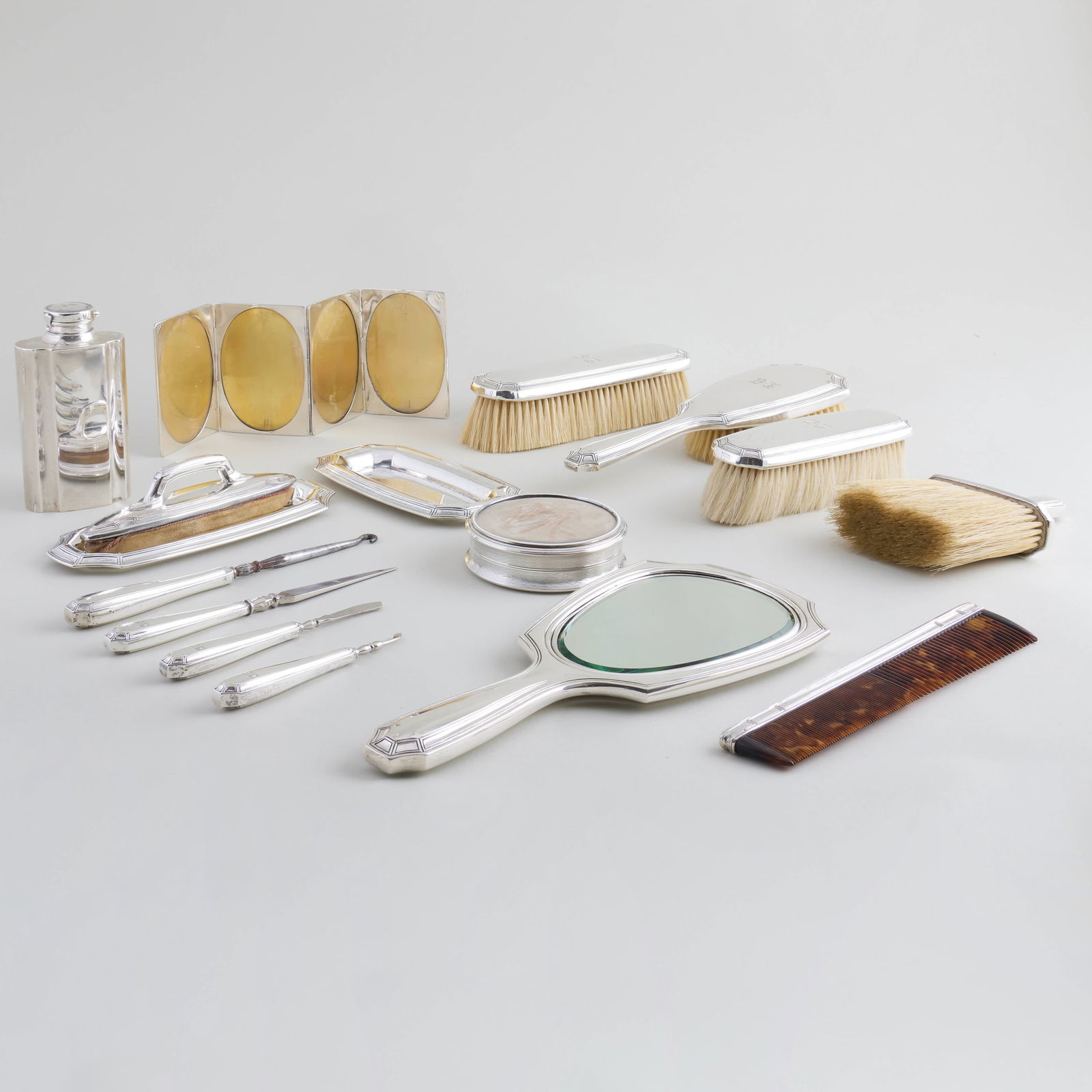 Tiffany & Co. Silver Dressing Set (1 of 20)