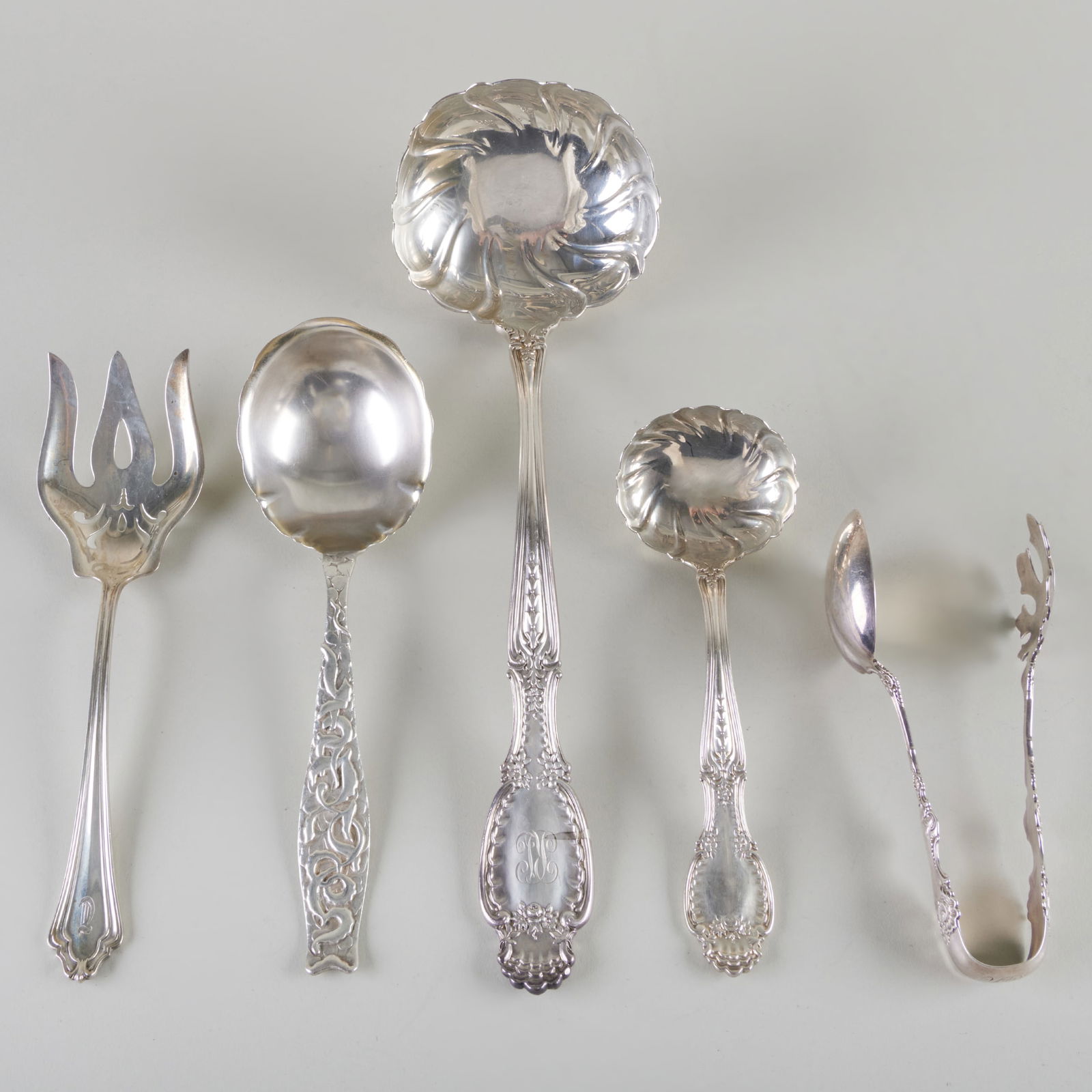 Group of American Silver Servers (1 of 10)