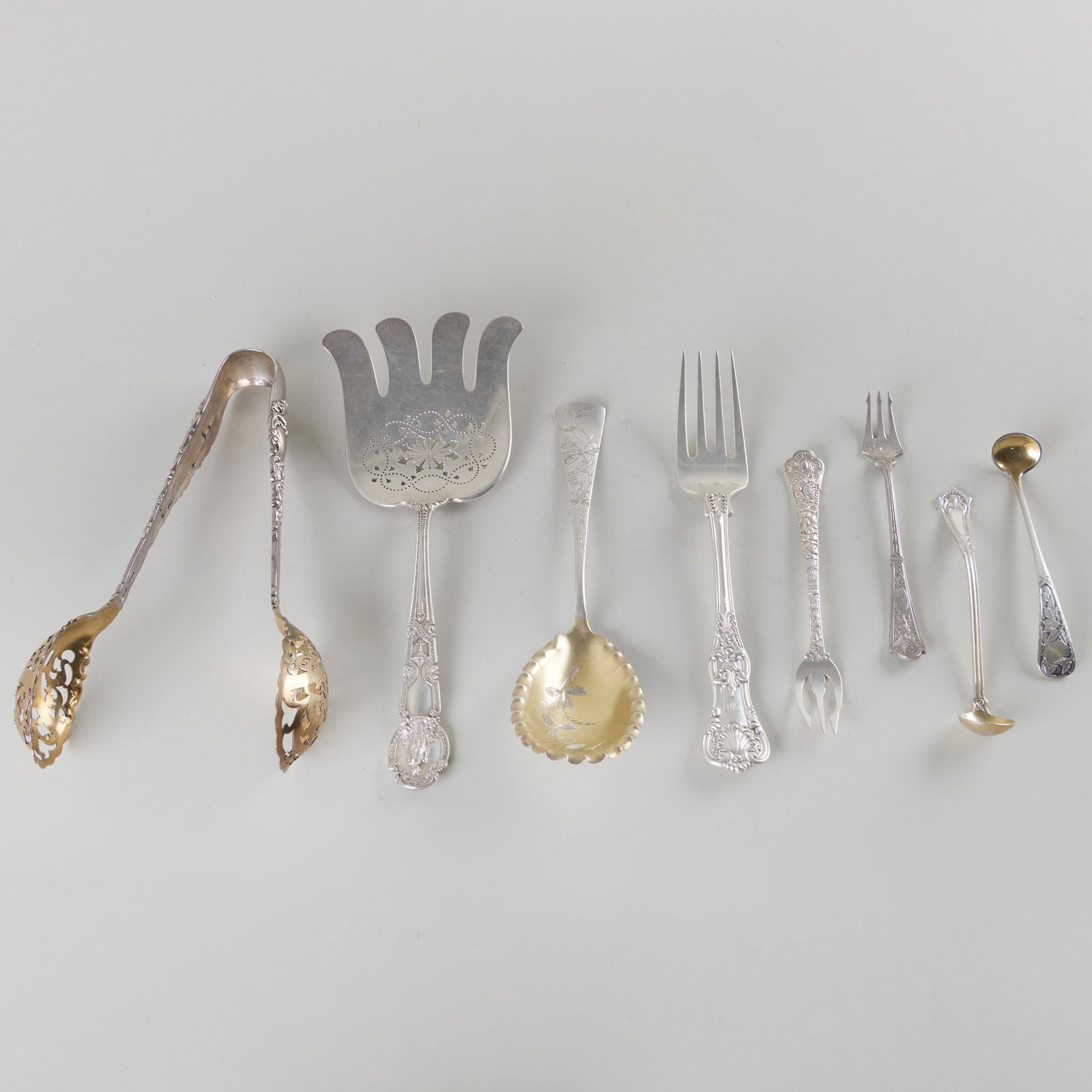 Group of American Silver Servers (1 of 11)