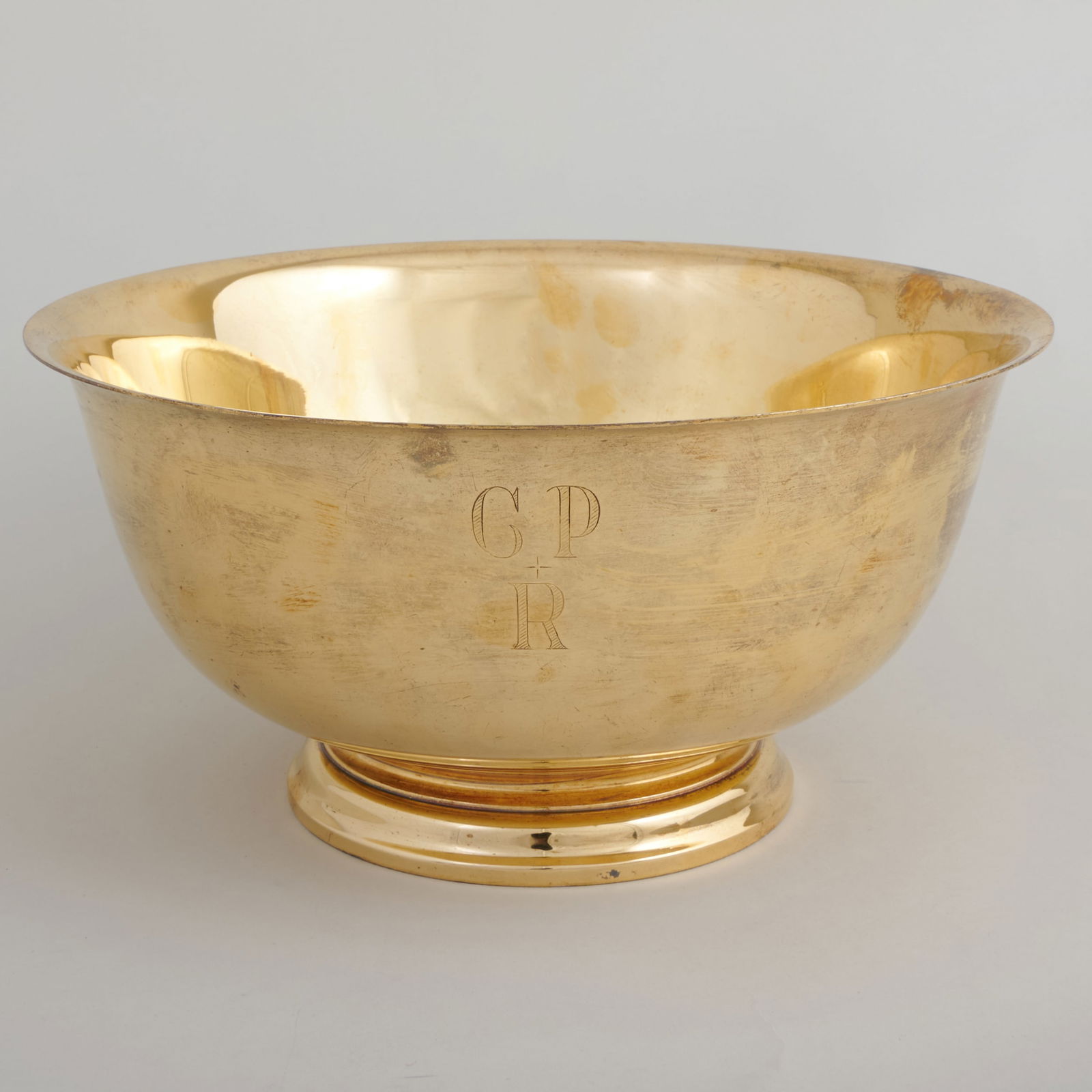 Gorham Revere Style Silver-Gilt Bowl (1 of 4)