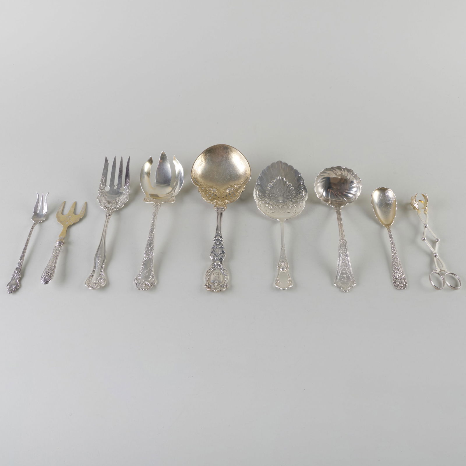 Group of American Silver Servers (1 of 15)