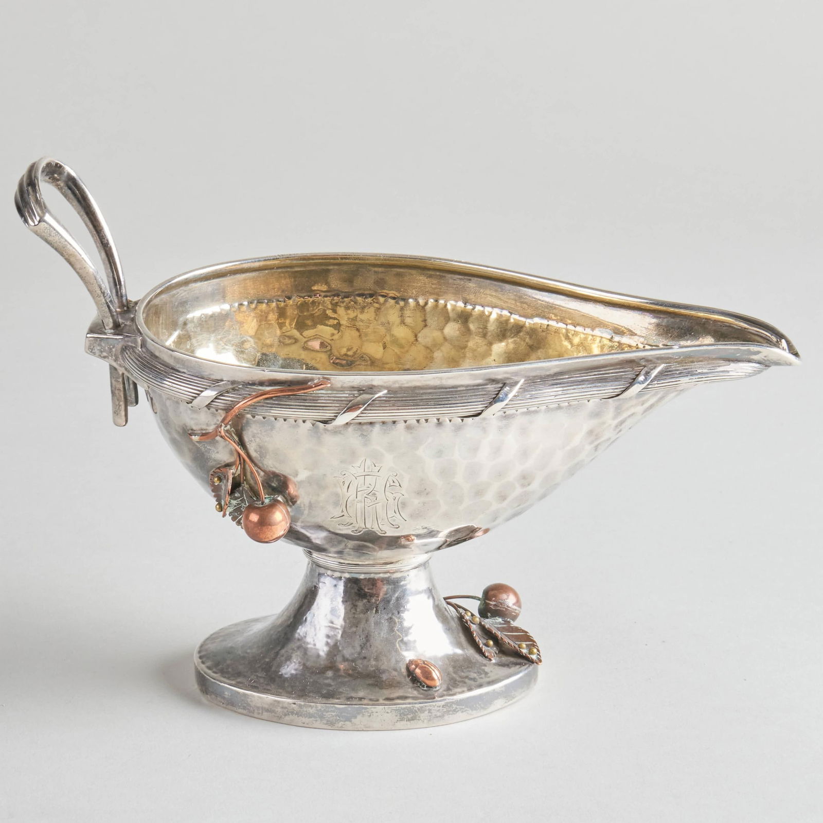 Gorham Mixed Metal and Silver Sauce Boat (1 of 7)