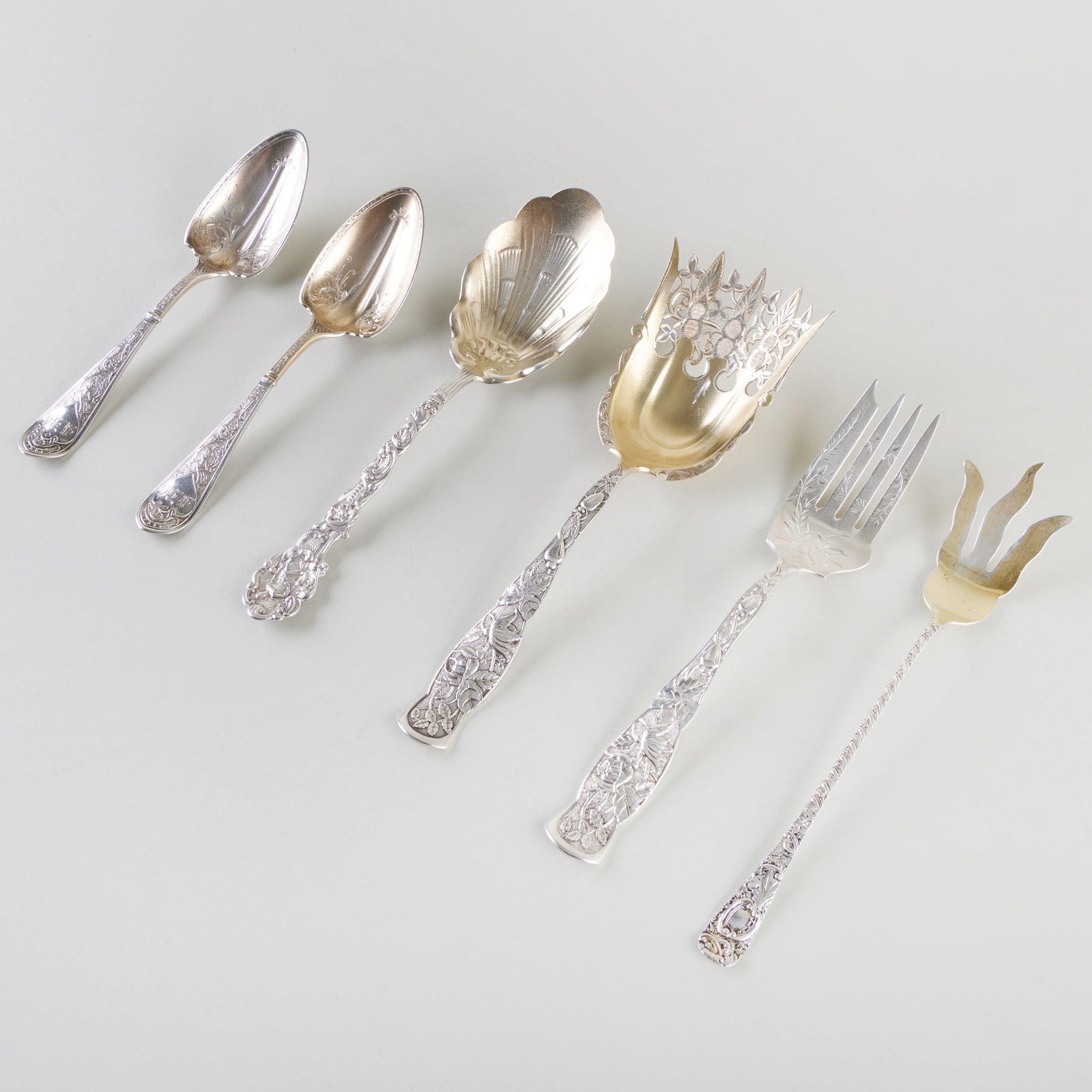 Group of Six American Silver Serving Pieces (1 of 14)