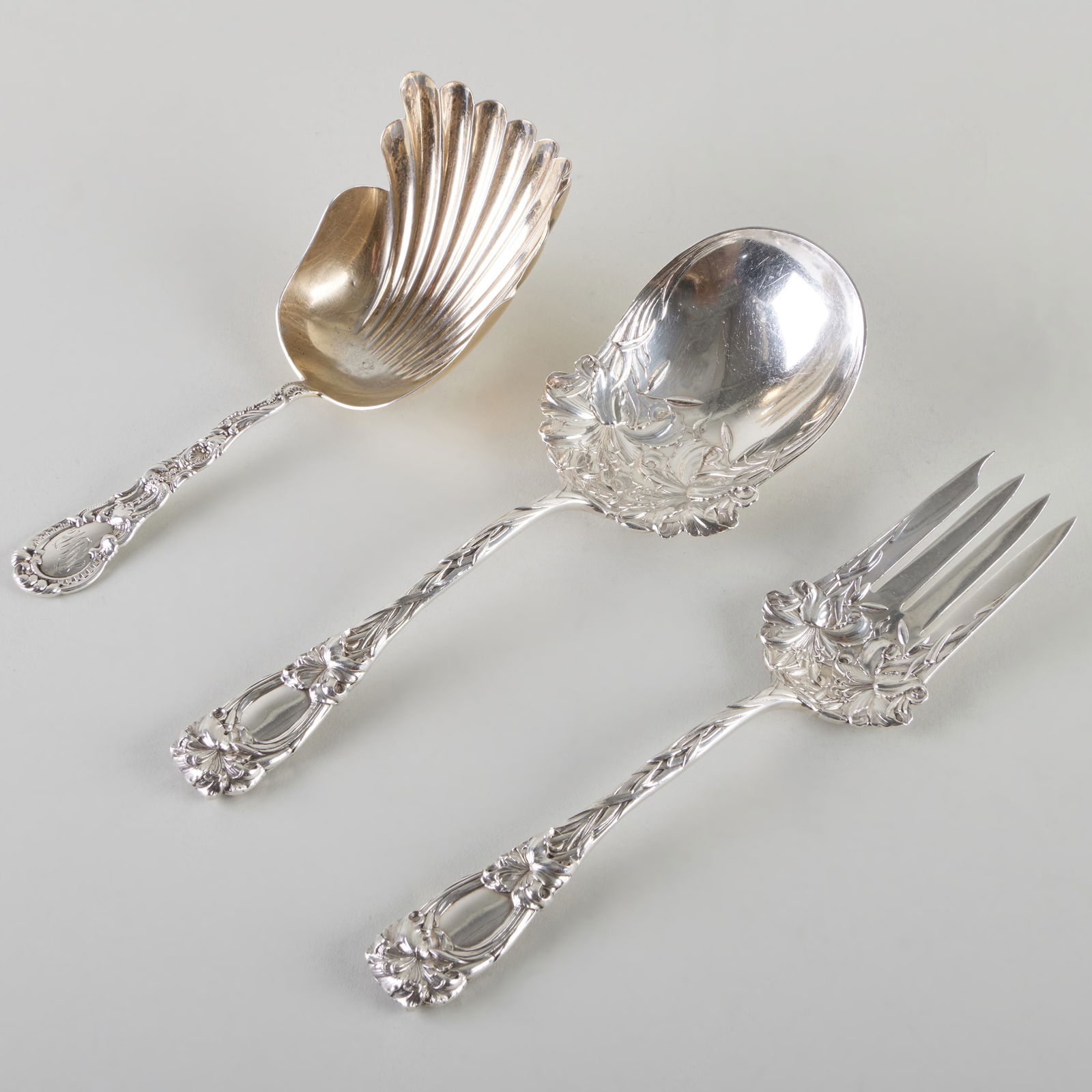 Group of Three American Silver Serving Pieces (1 of 6)