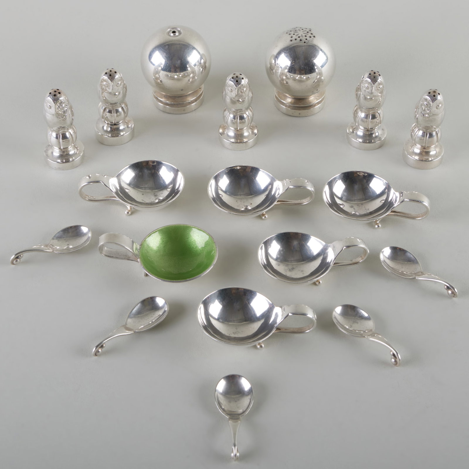 Group of Georg Jensen Casters and Cellars (1 of 20)