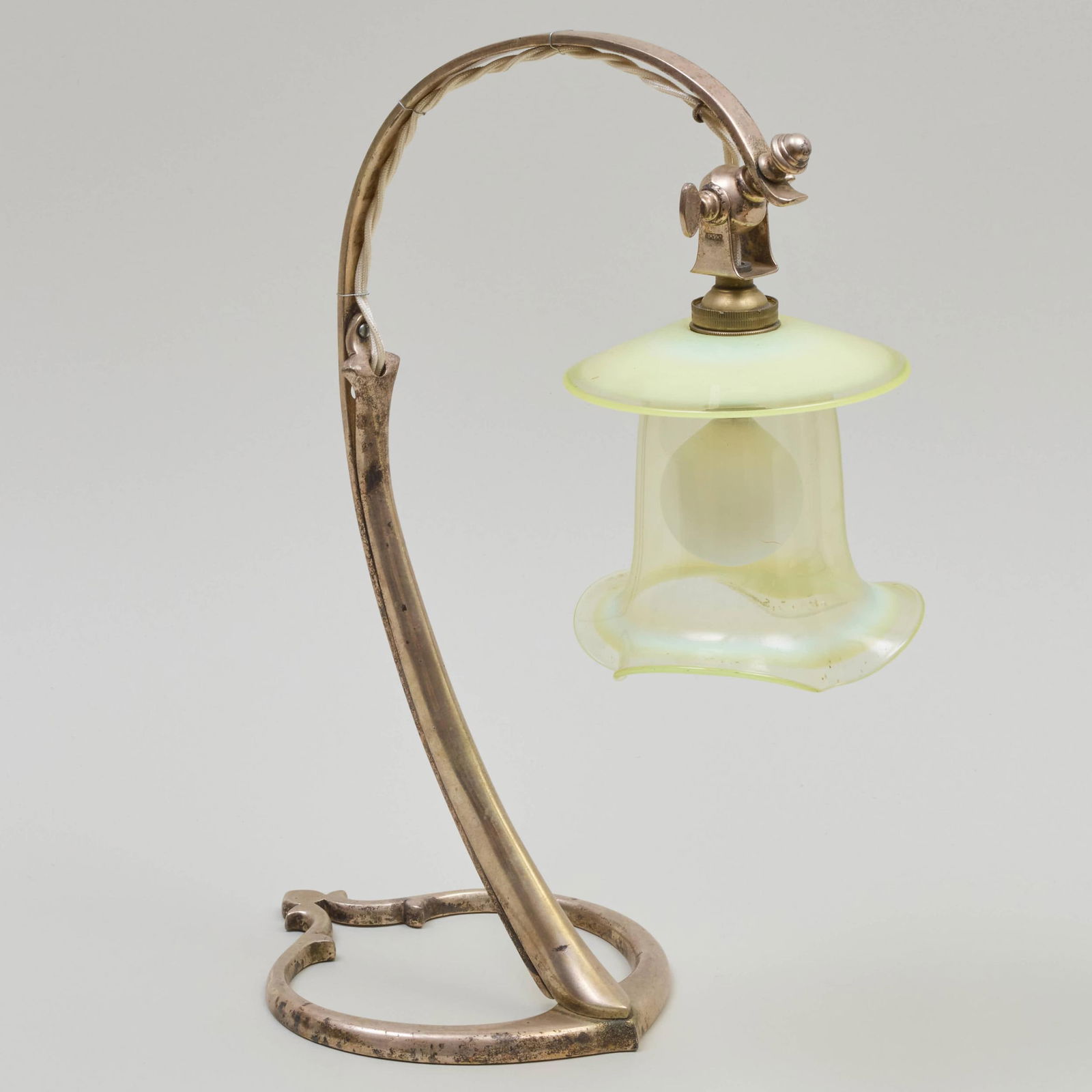 W.A.S. Benson Silver-Plate Table Lamp (1 of 8)