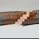 Leather Chesterfield Three Seat Sofa