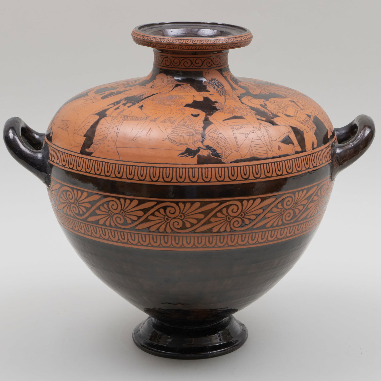 Large Attic Ware Vase in the Style of Giovanni Mollica (1 of 7)