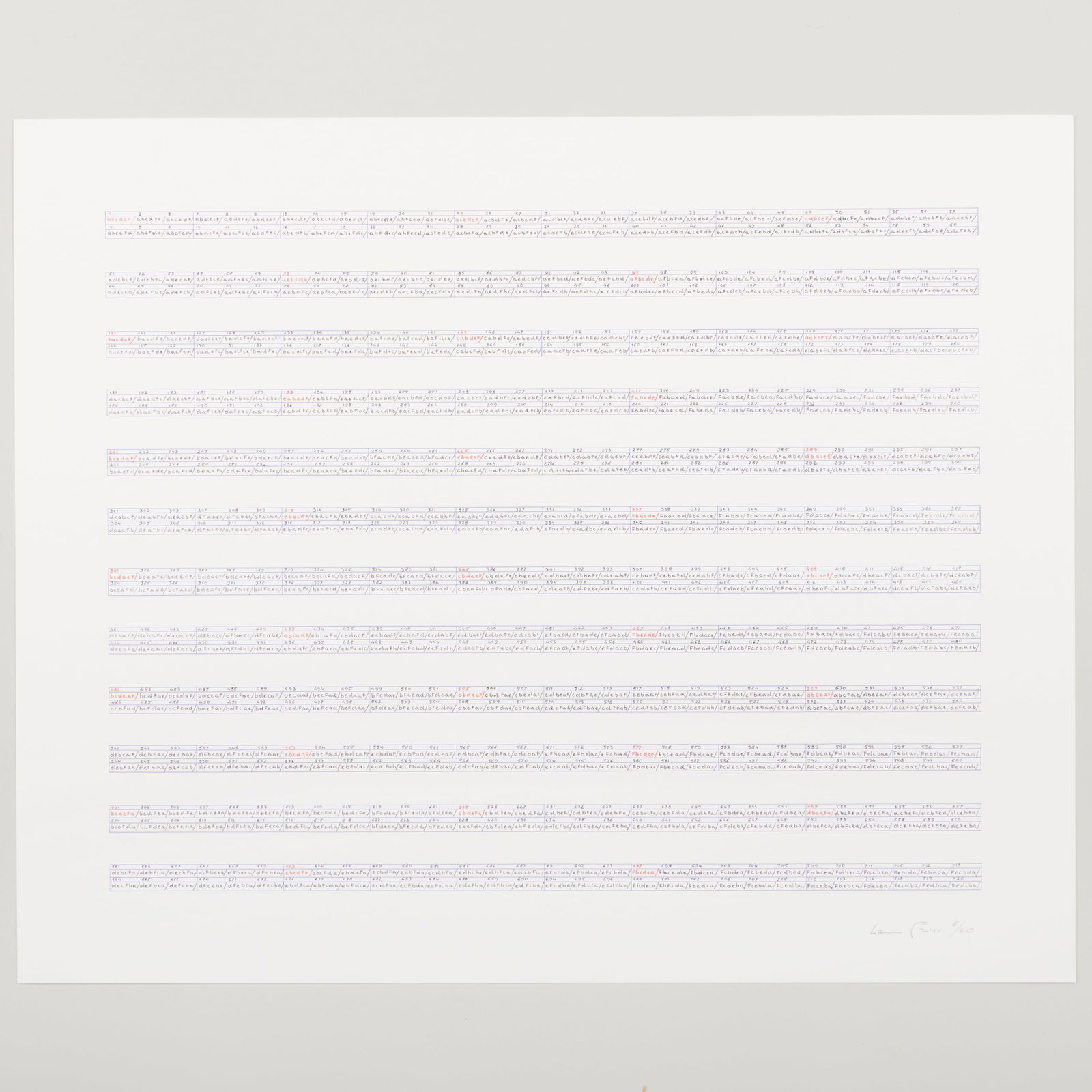 Laura Grisi (1939-2017): Stripes (1 of 11)