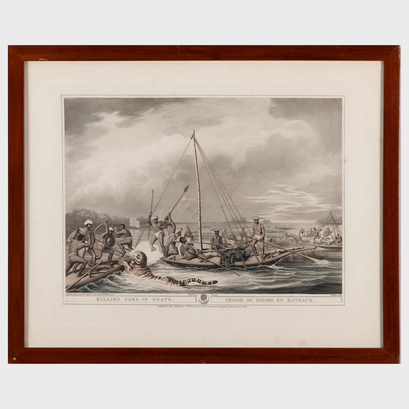 After Captain Thomas Williamson (active 1790-1815):  Oriental Field Sports:  Nineteen Plates (1 of 19)