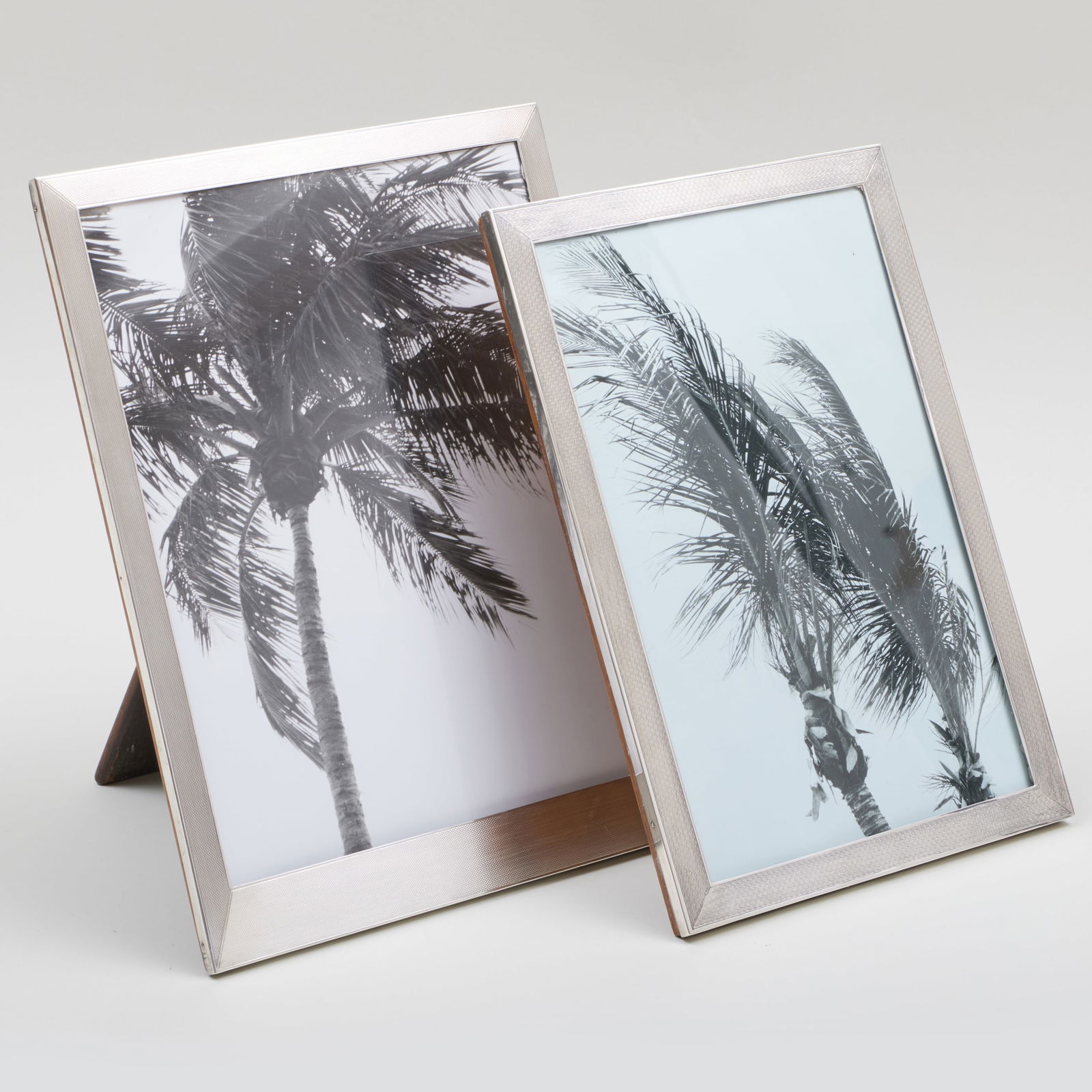 Two English Silver Guilloche Frames (1 of 8)