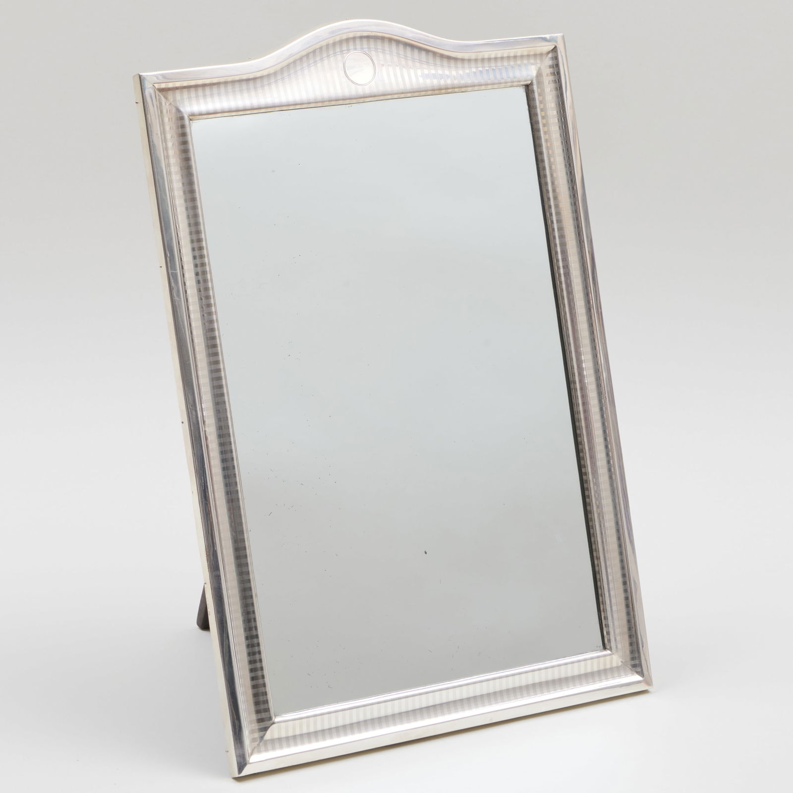 Edward VII Silver Dressing Mirror with Guilloche Decoration (1 of 4)