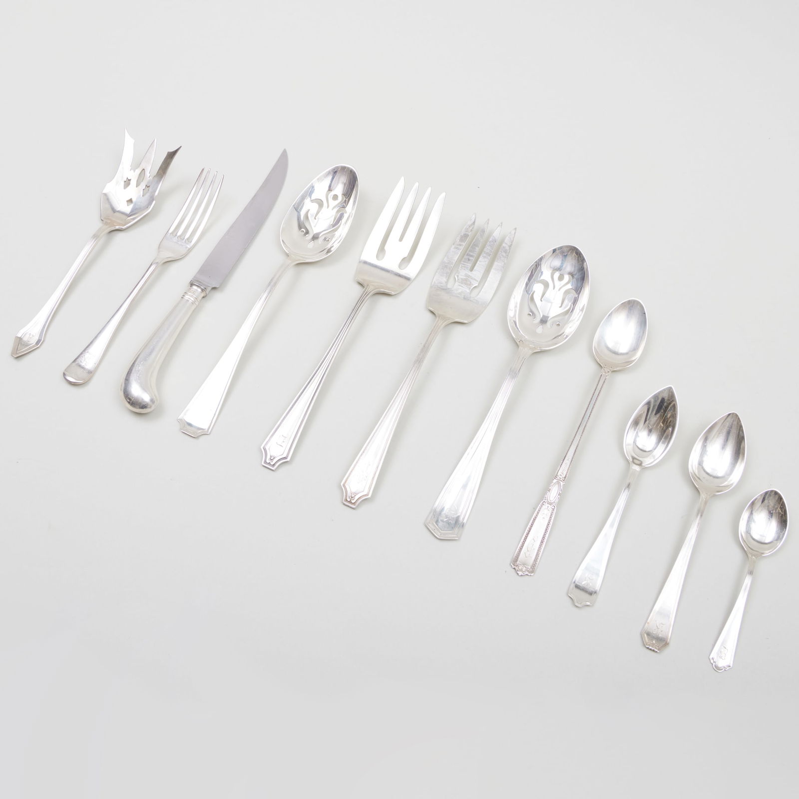 Group of American Silver Flatware (1 of 20)