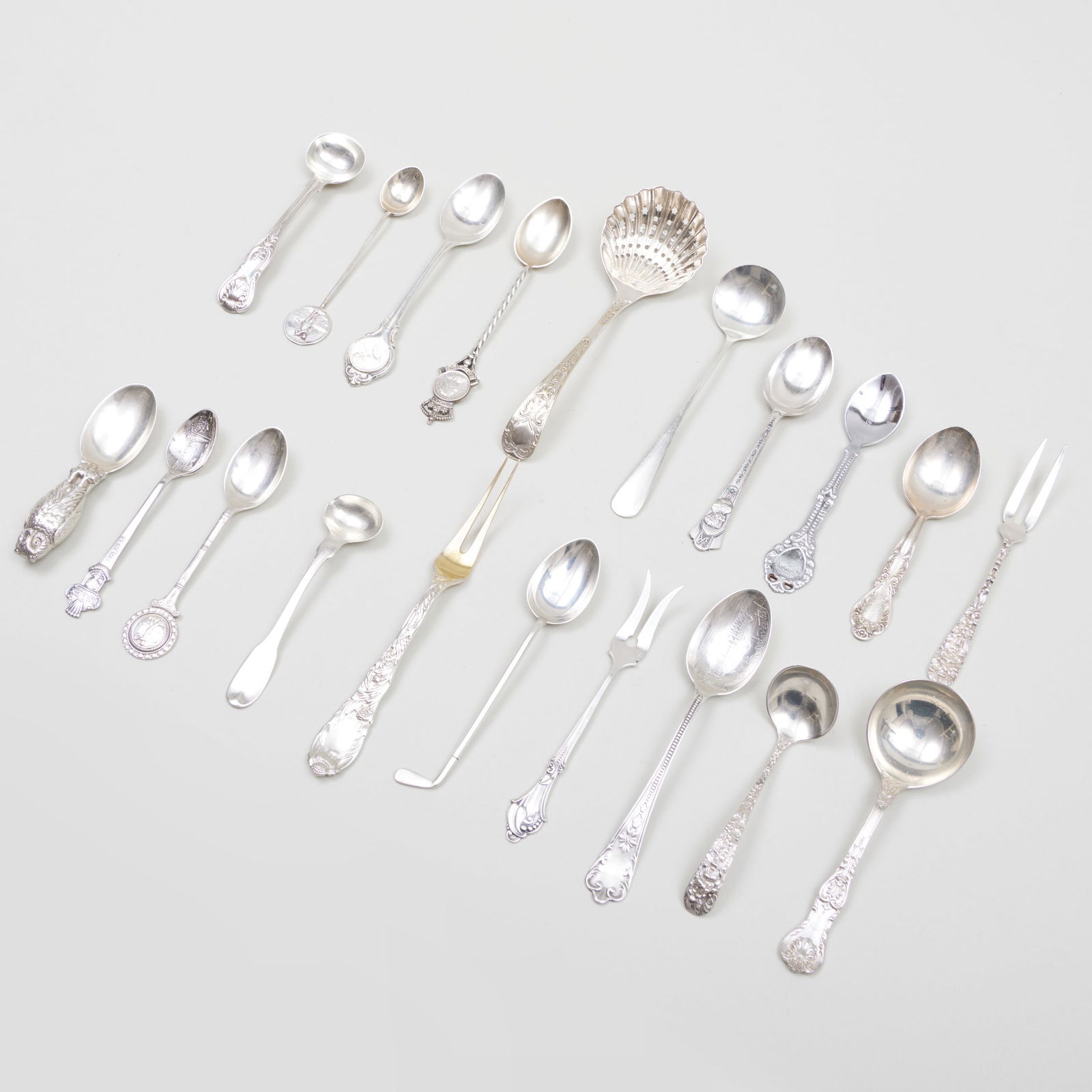 Group of American and English Silver Flatware (1 of 18)
