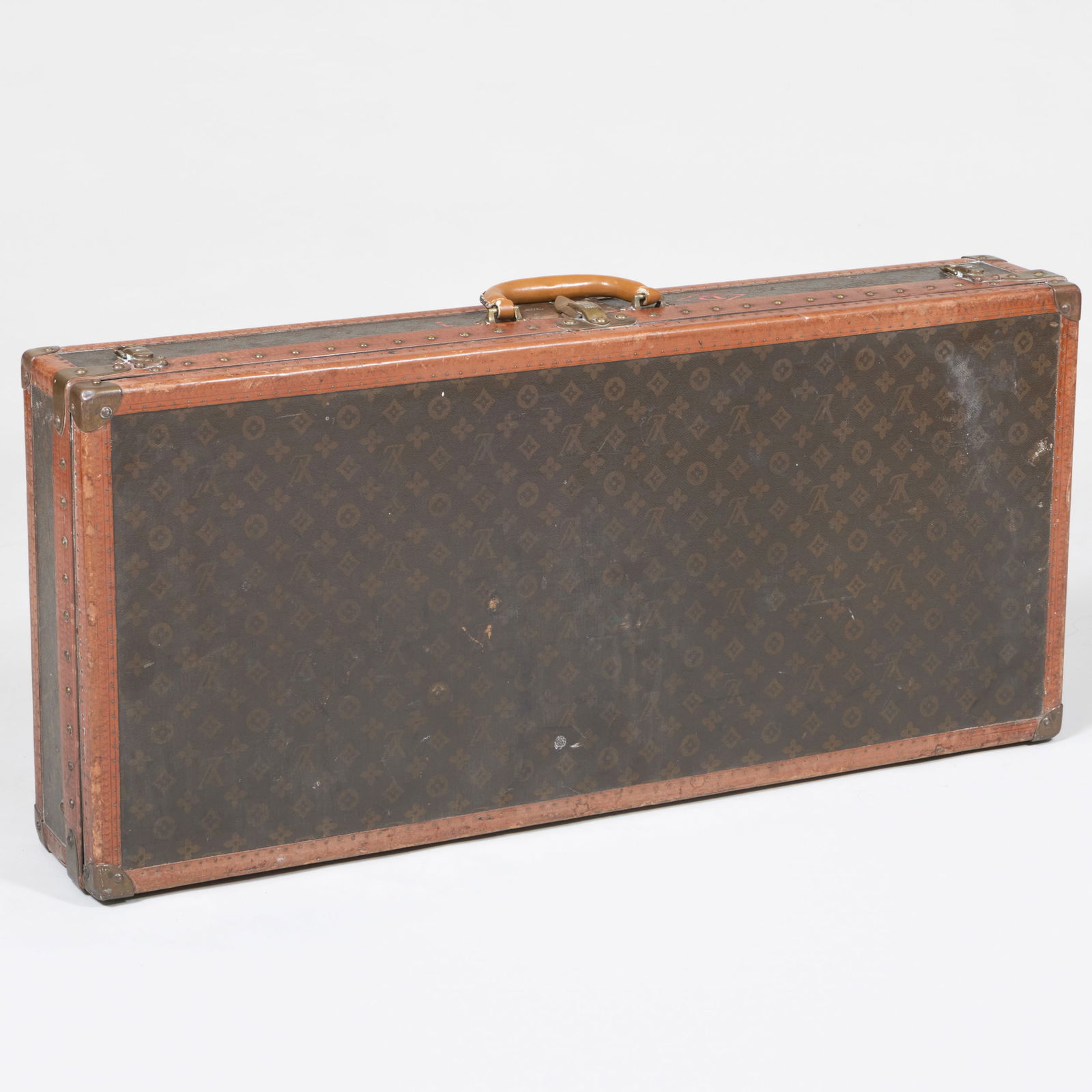 Louis Vuitton Leather-Mounted Traveling Case (1 of 13)